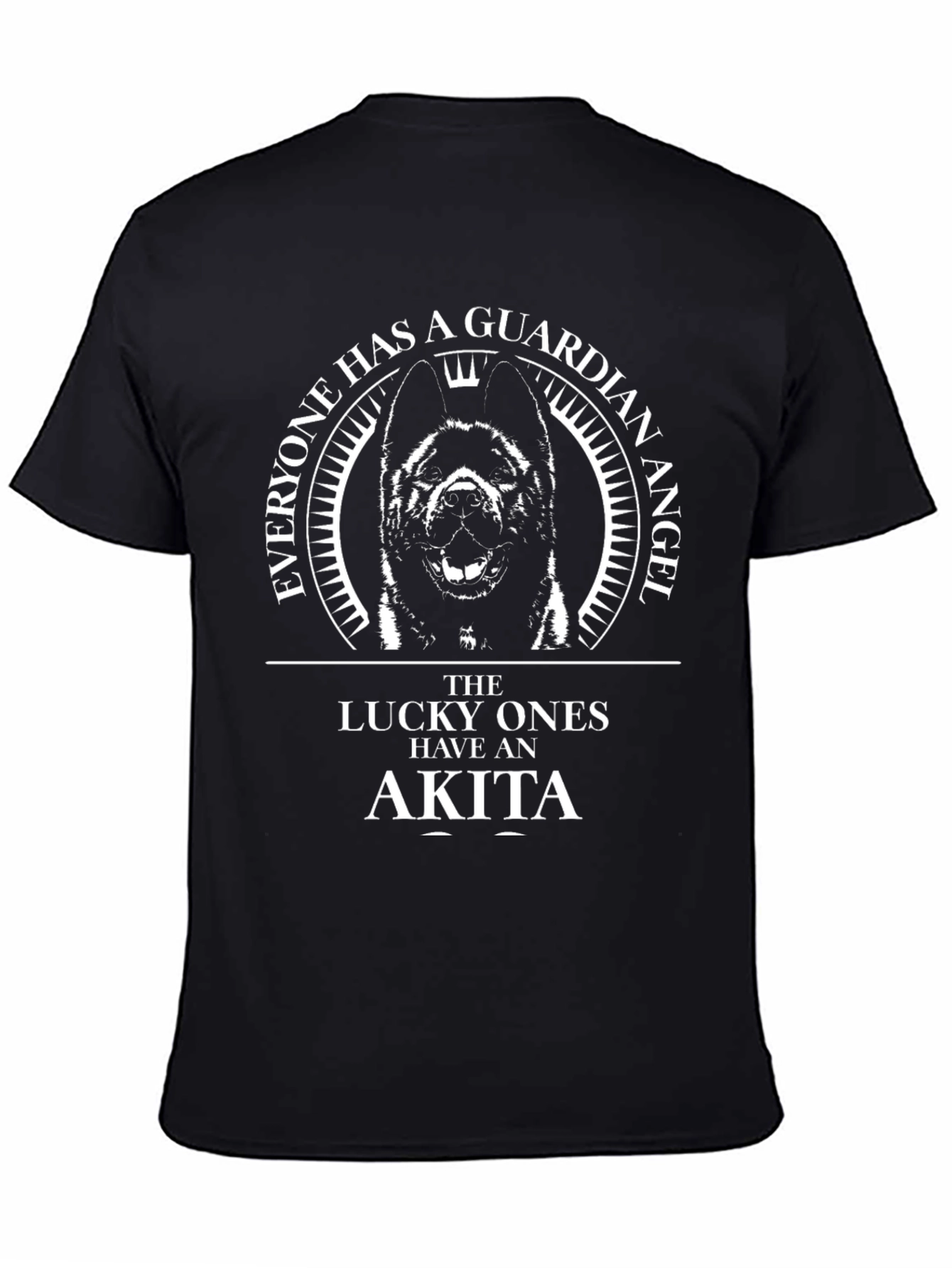 Akita Guardian Angel T-Shirt - Dog Lover Tee