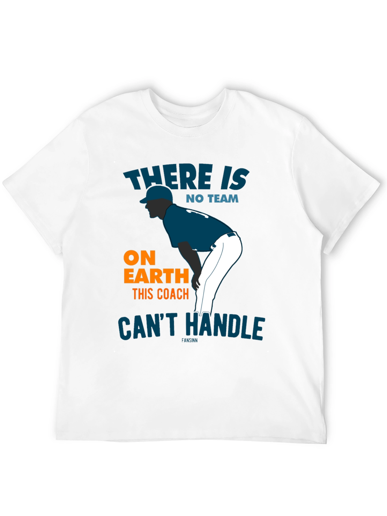 Baseball Coach T-Shirt - No Team Graphic Tee