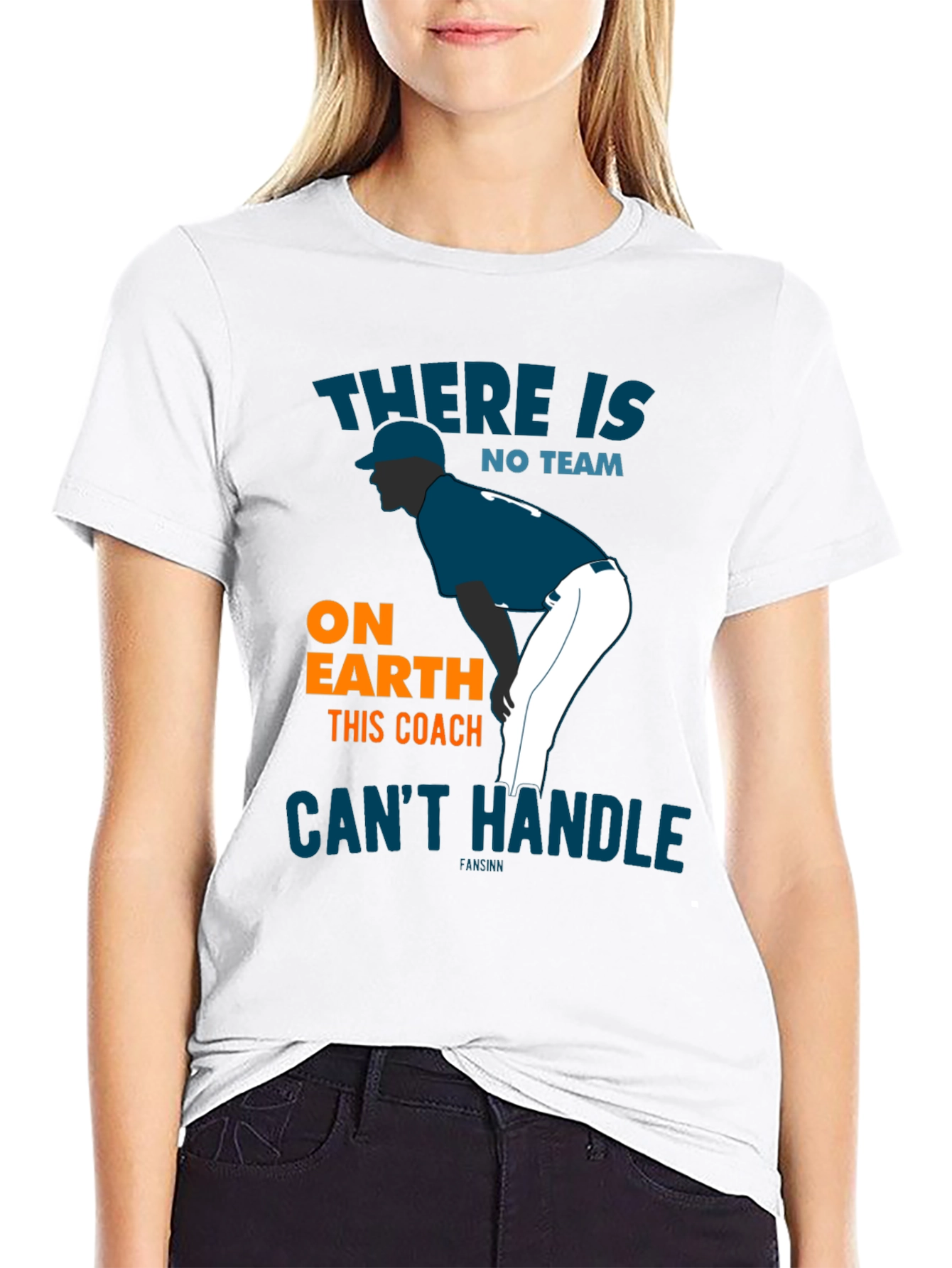 Baseball Coach T-Shirt - No Team Graphic Tee
