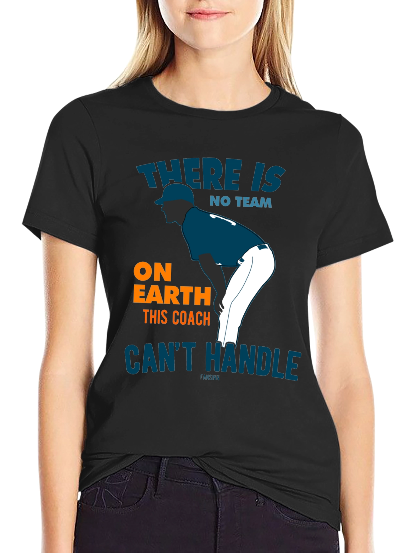Baseball Coach T-Shirt - No Team Graphic Tee