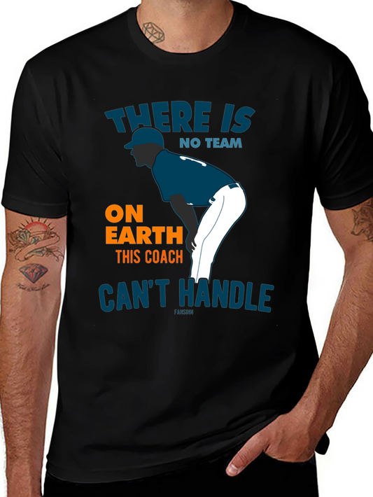 Baseball Coach T-Shirt - No Team Graphic Tee