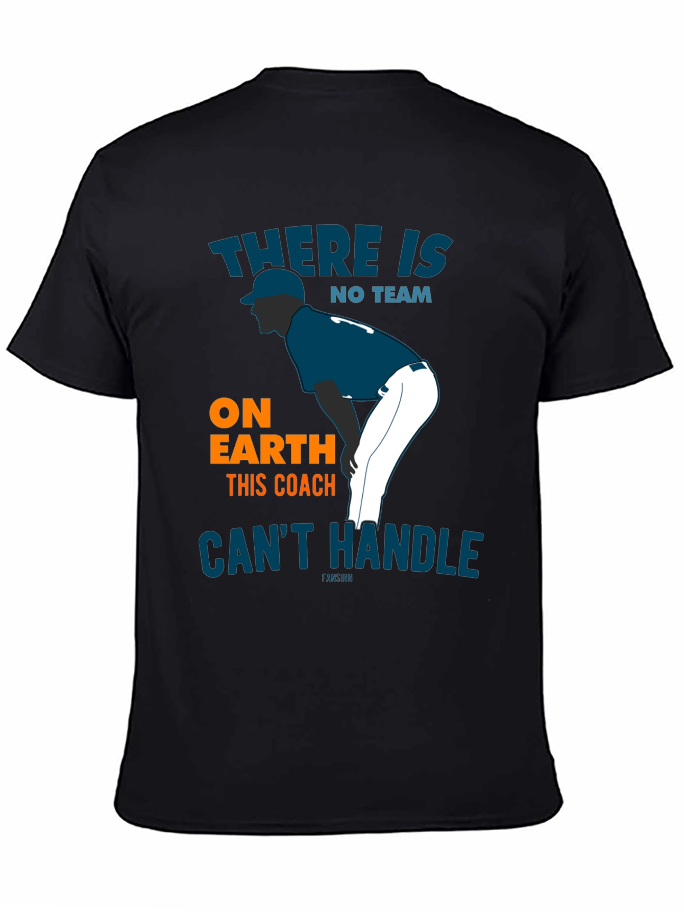 Baseball Coach T-Shirt - No Team Graphic Tee