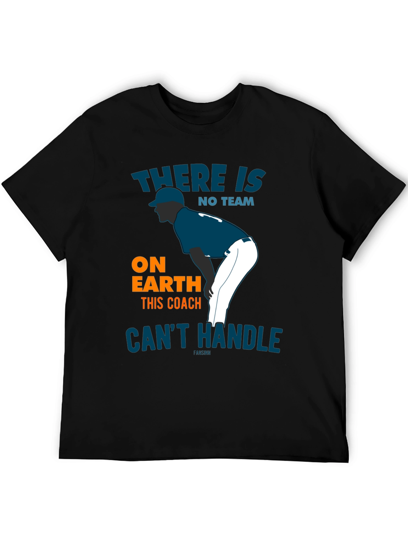 Baseball Coach T-Shirt - No Team Graphic Tee