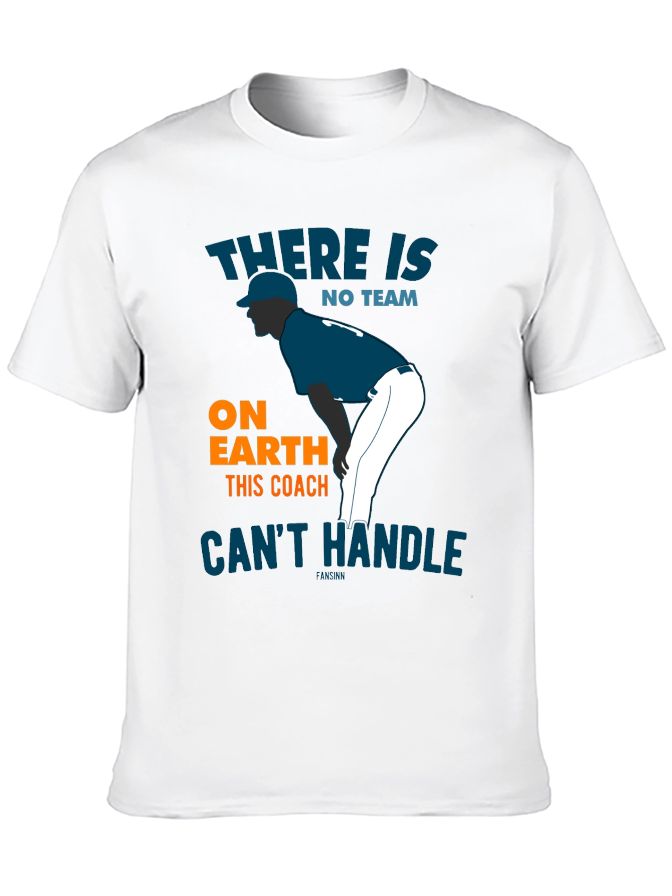 Baseball Coach T-Shirt - No Team Graphic Tee
