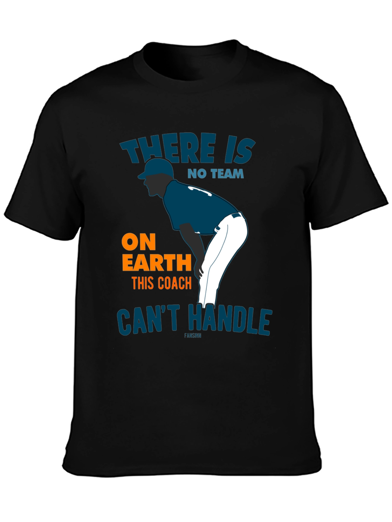 Baseball Coach T-Shirt - No Team Graphic Tee