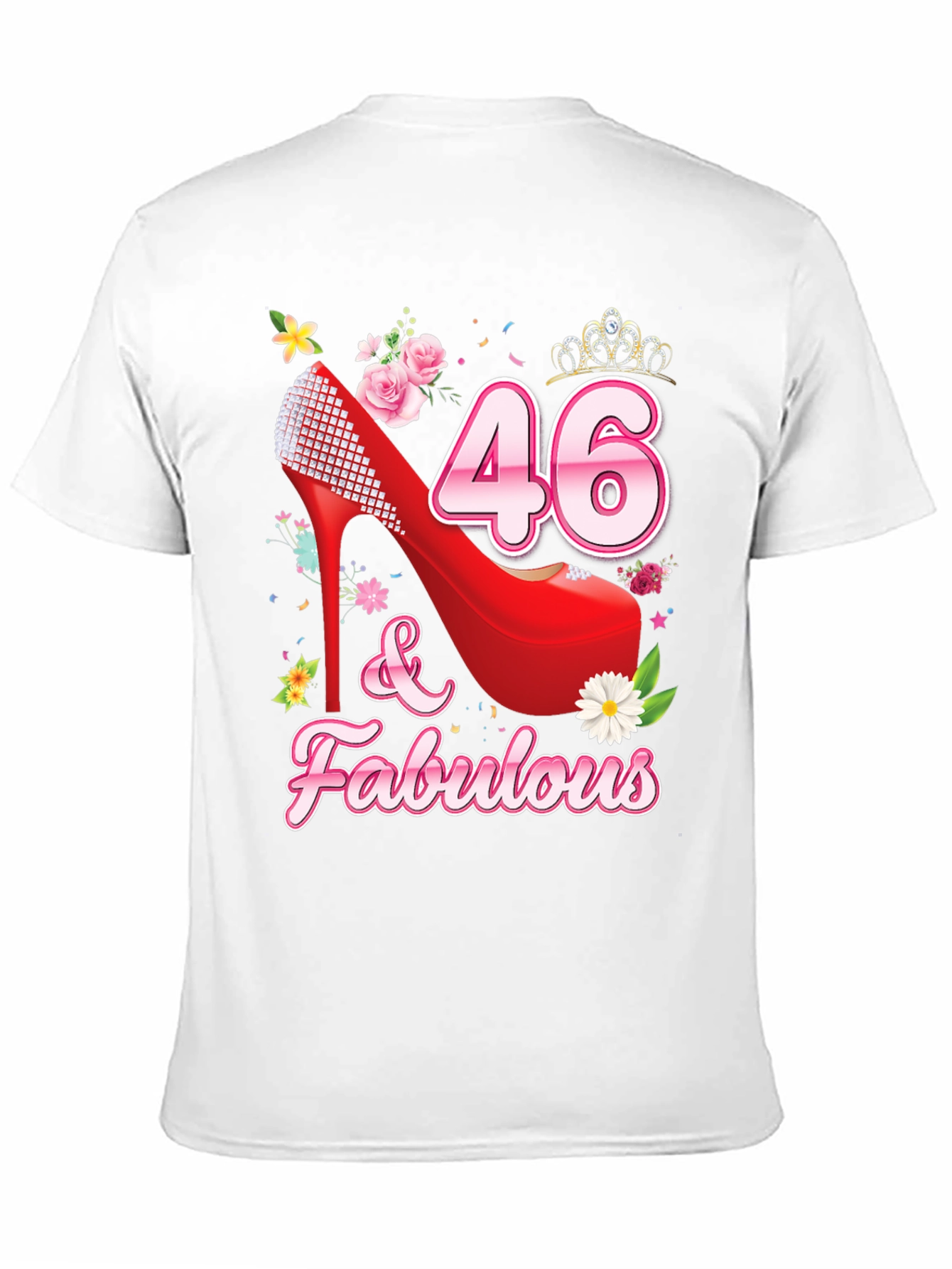 46 & Fabulous Birthday Graphic Tee