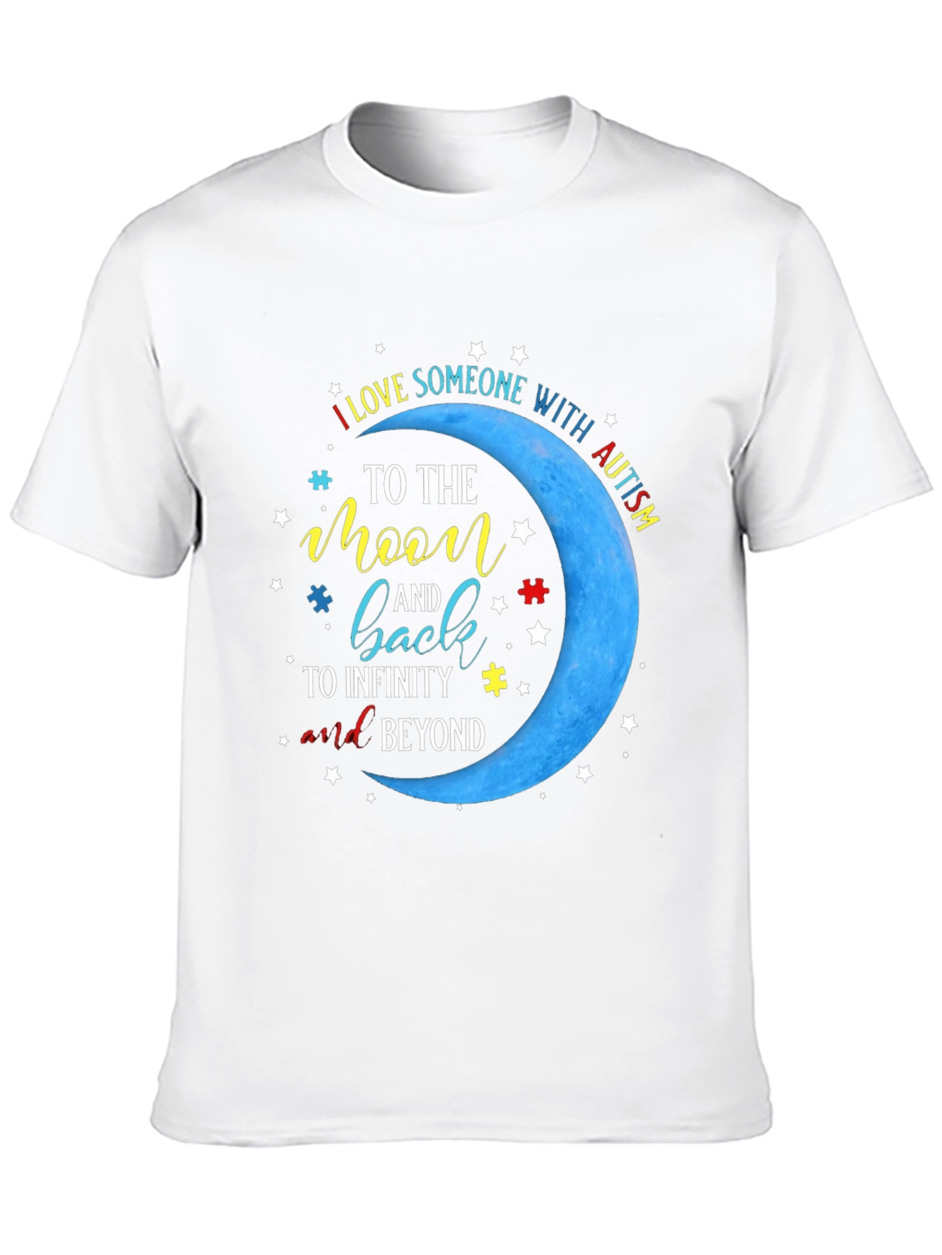 Autism Awareness T-Shirt: Love to the Moon and Back