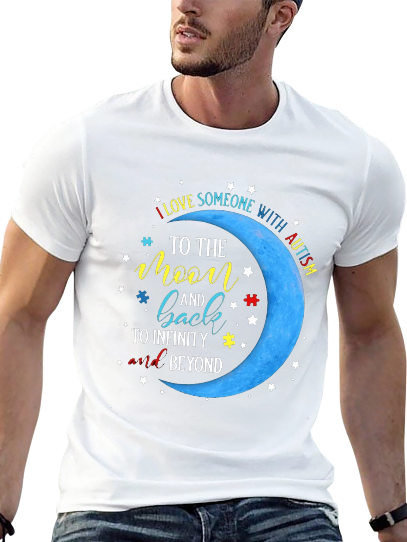 Autism Awareness T-Shirt: Love to the Moon and Back