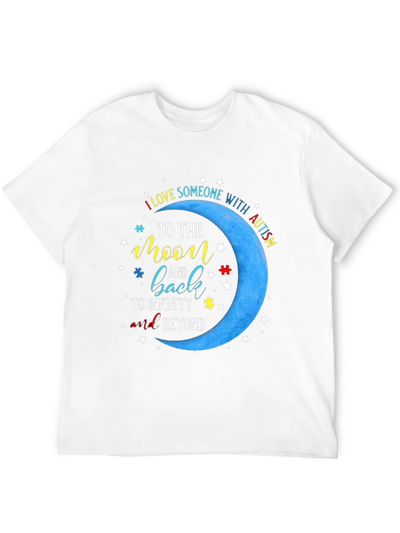 Autism Awareness T-Shirt: Love to the Moon and Back