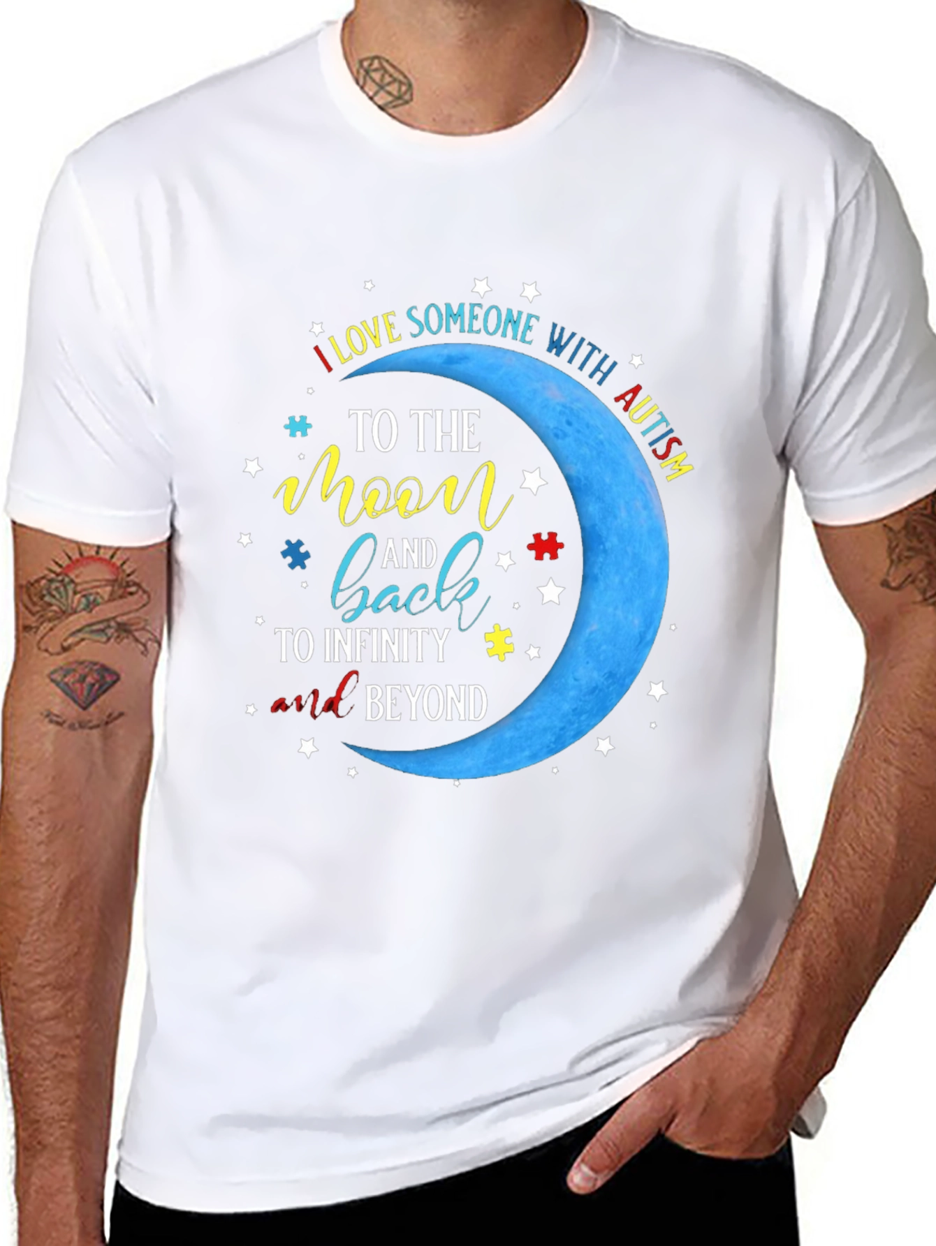 Autism Awareness T-Shirt: Love to the Moon and Back
