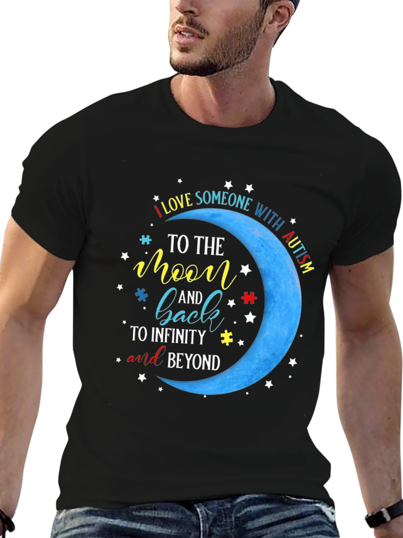 Autism Awareness T-Shirt: Love to the Moon and Back