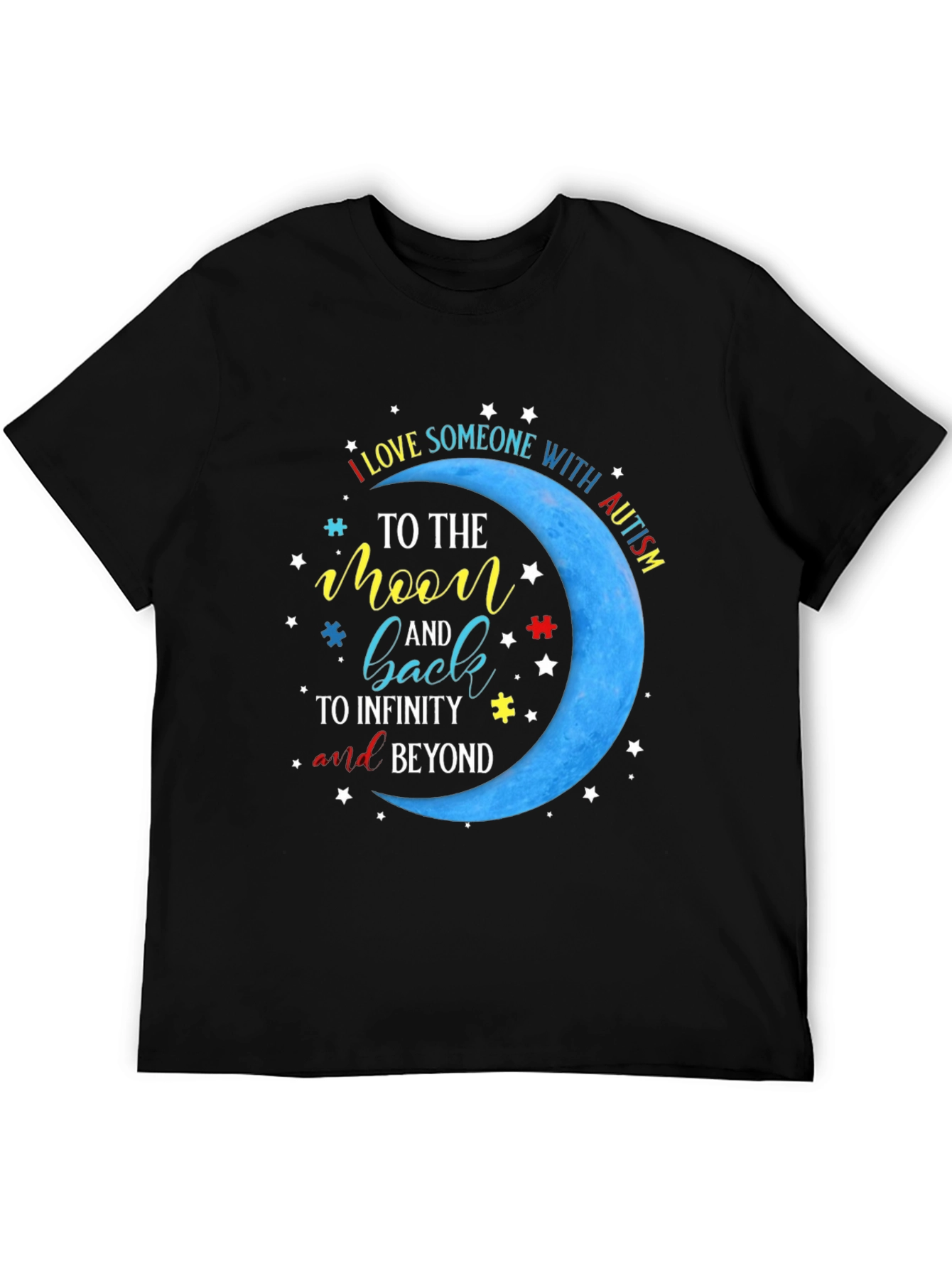 Autism Awareness T-Shirt: Love to the Moon and Back