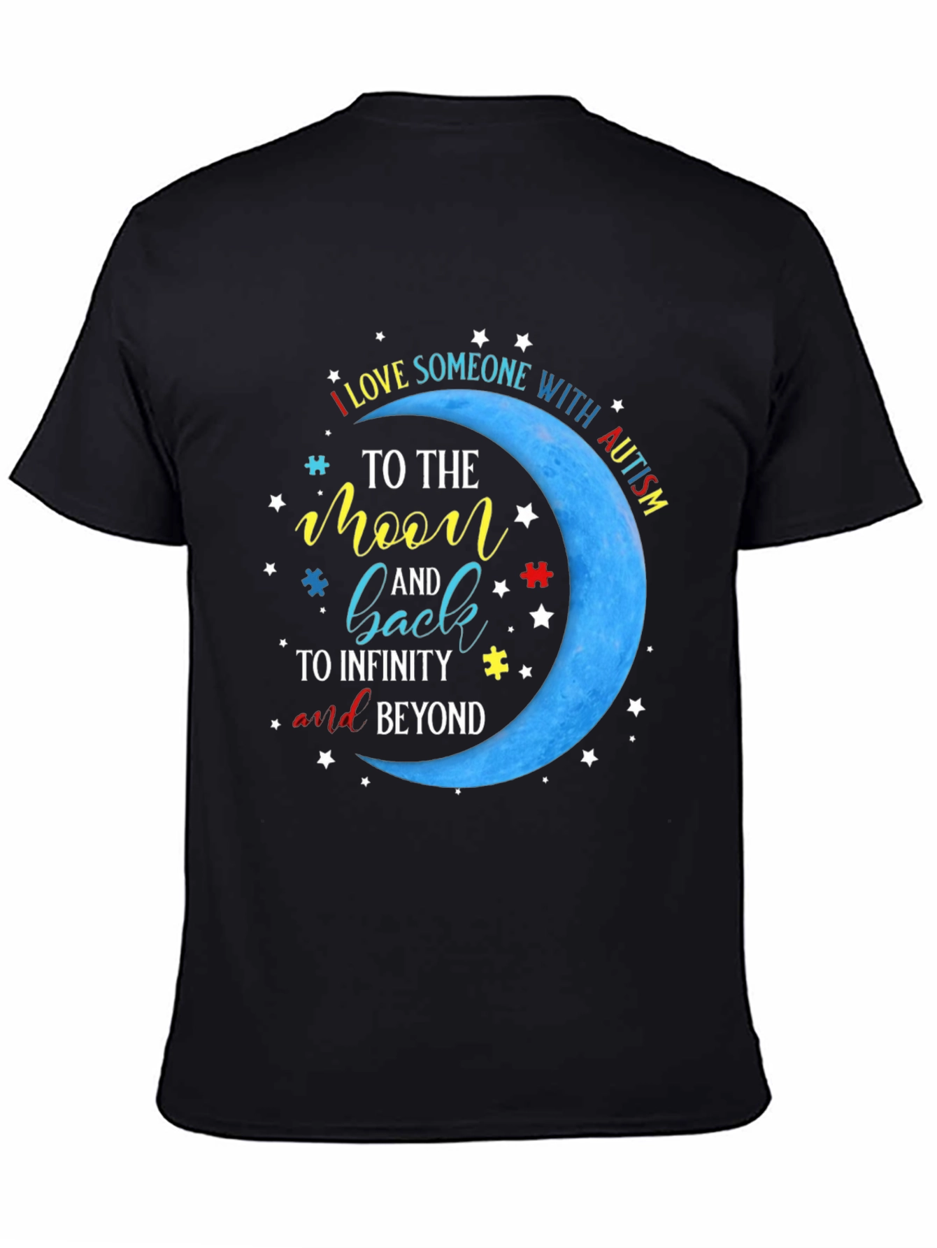 Autism Awareness T-Shirt: Love to the Moon and Back