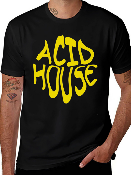Acid House Graphic Tee - Vintage Rave T-Shirt