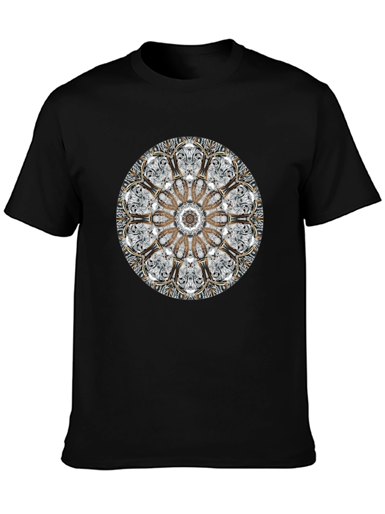 Abstract Mandala Graphic Print T-Shirt