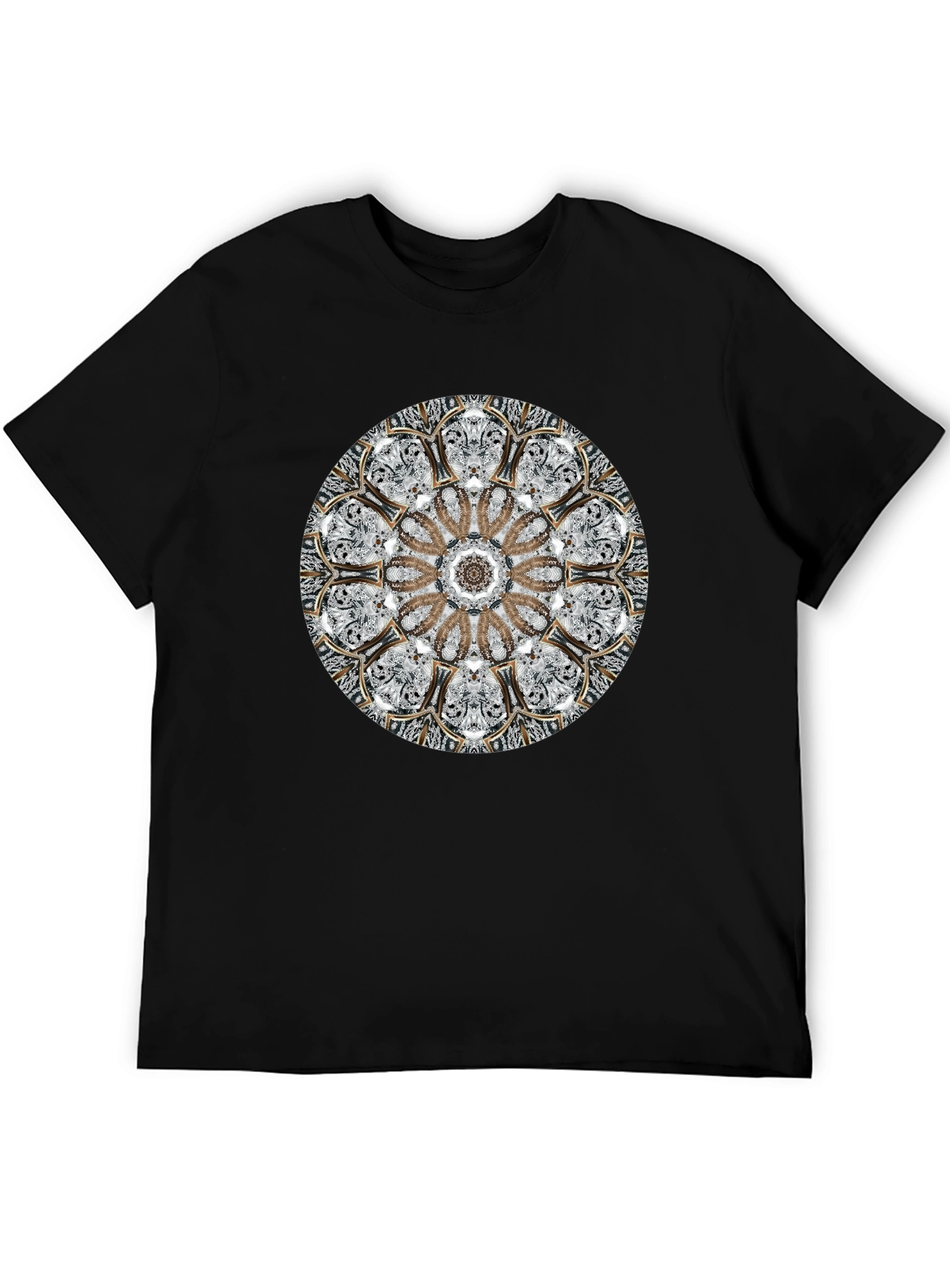 Abstract Mandala Graphic Print T-Shirt