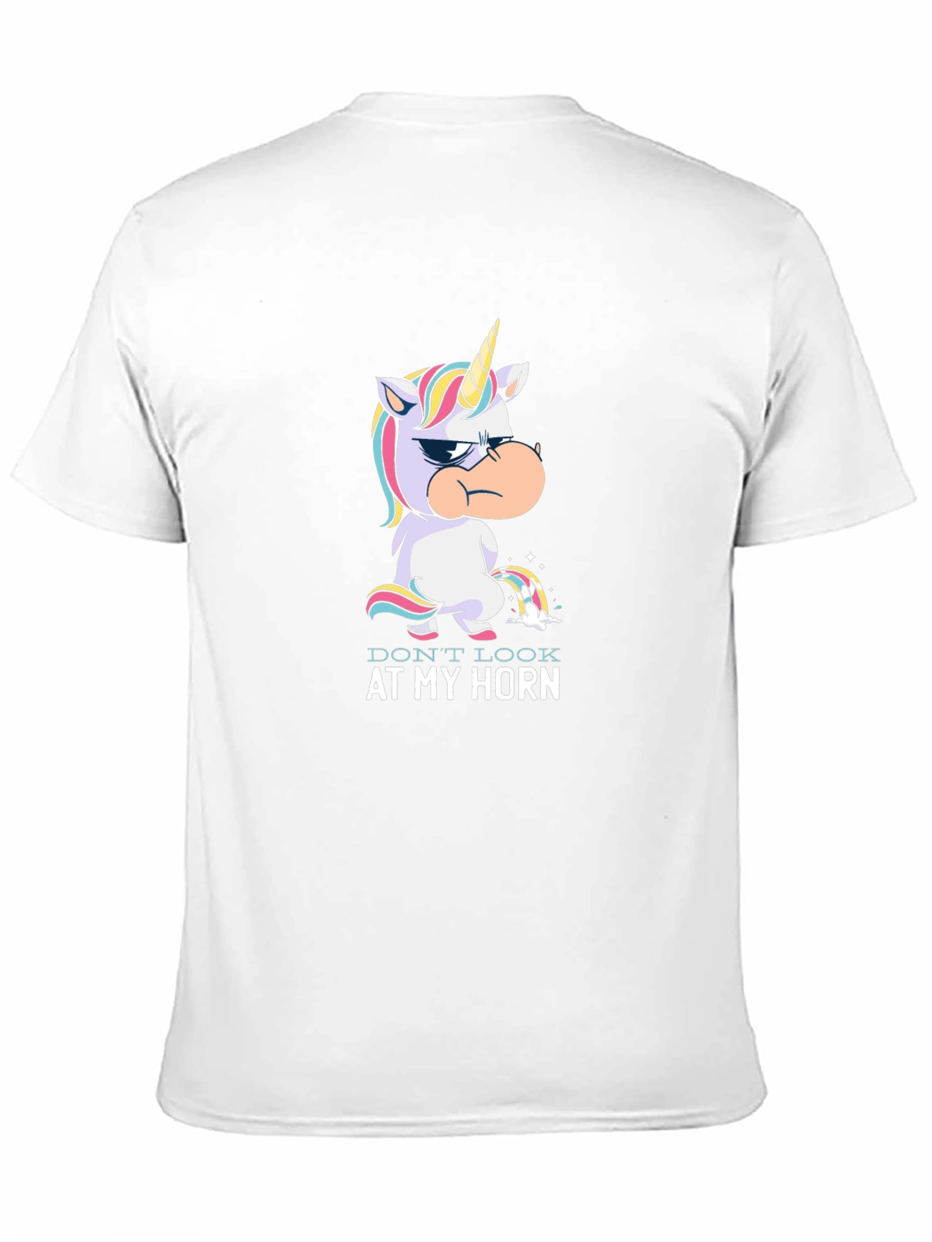 Grumpy Unicorn Rainbow Pee T-Shirt