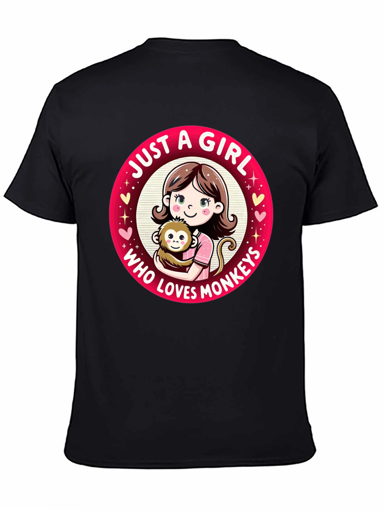 Just A Girl Who Loves Monkeys T-Shirt