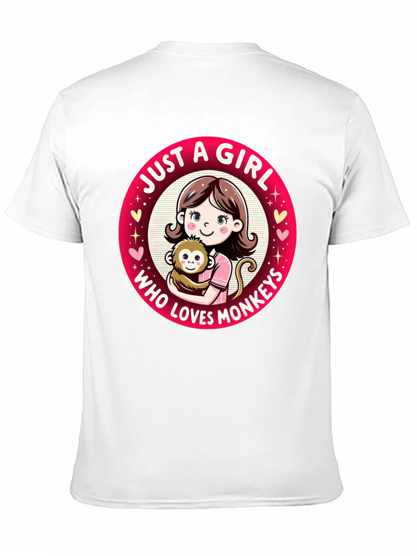 Just A Girl Who Loves Monkeys T-Shirt