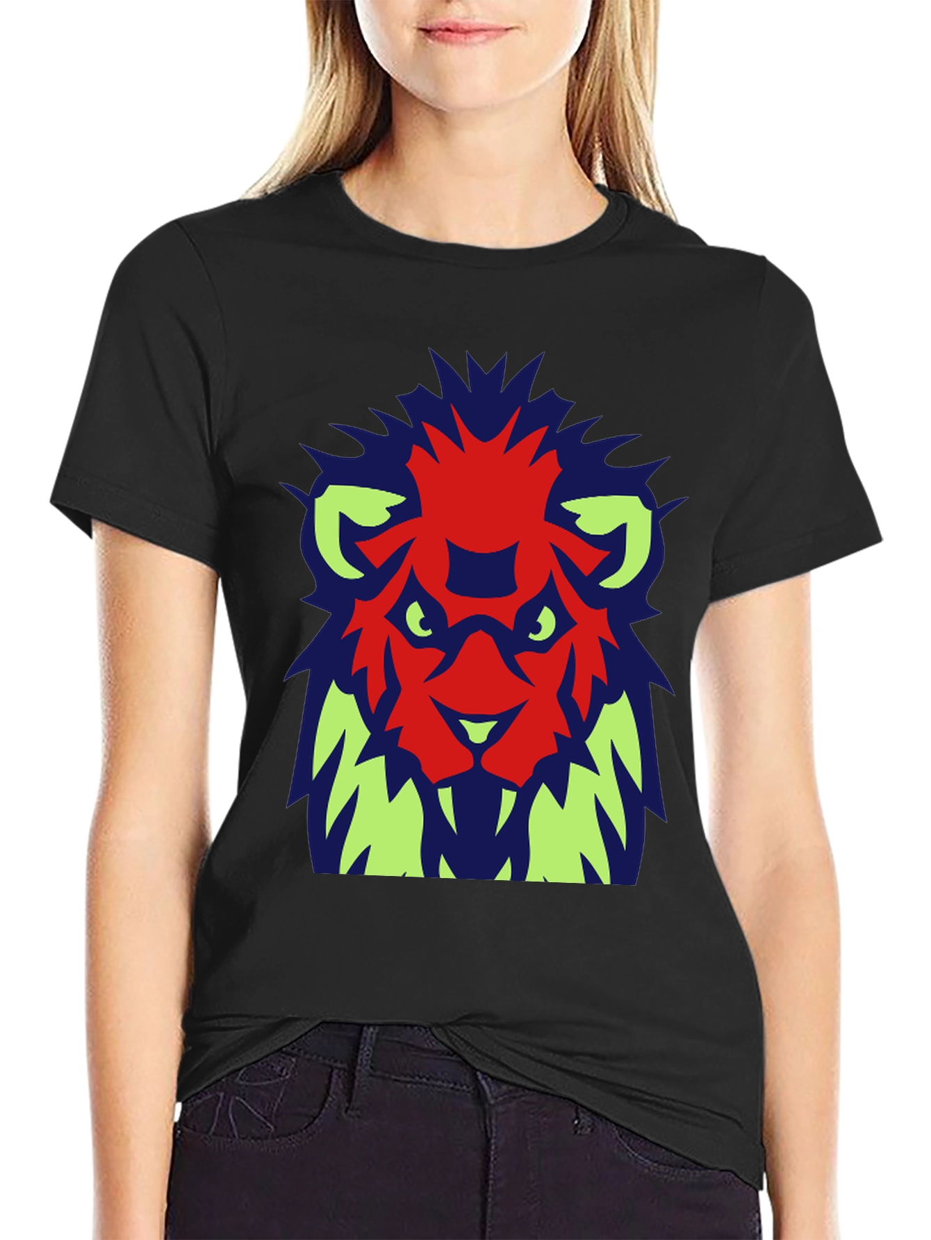 Graphic Lion T-Shirt - Modern Urban Style