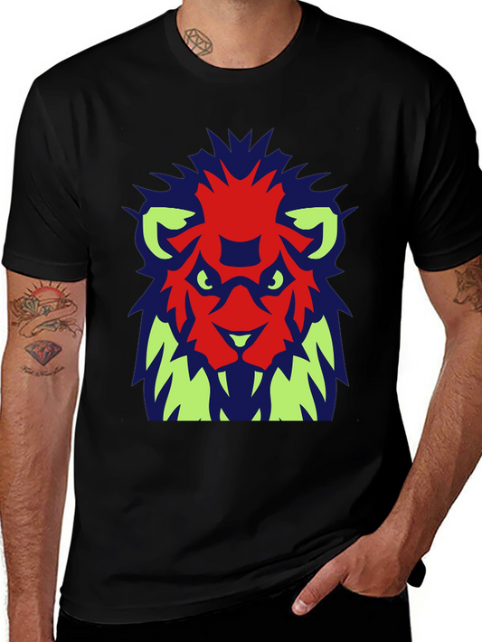 Graphic Lion T-Shirt - Modern Urban Style