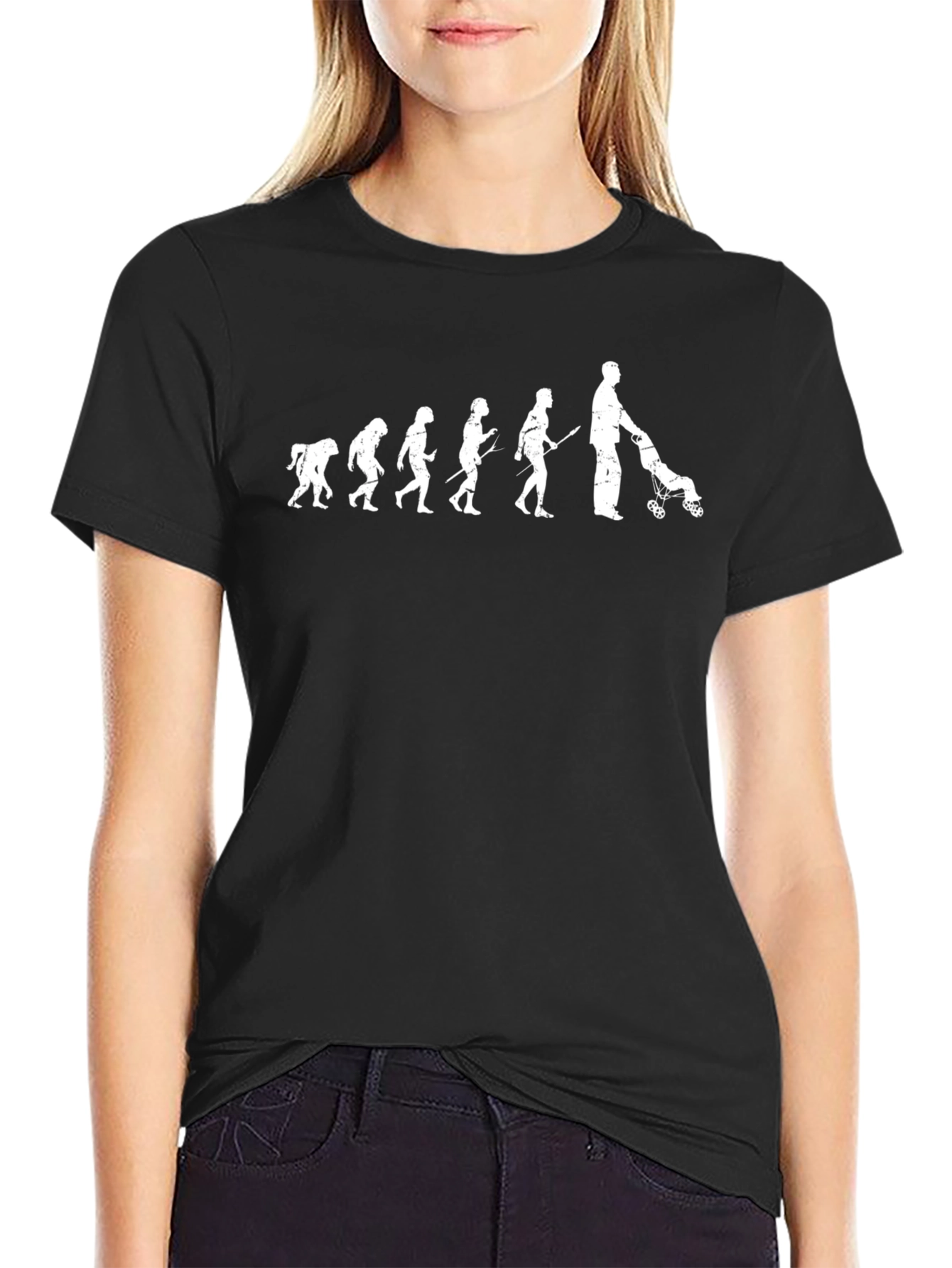 Evolution of Man - Dad T-Shirt