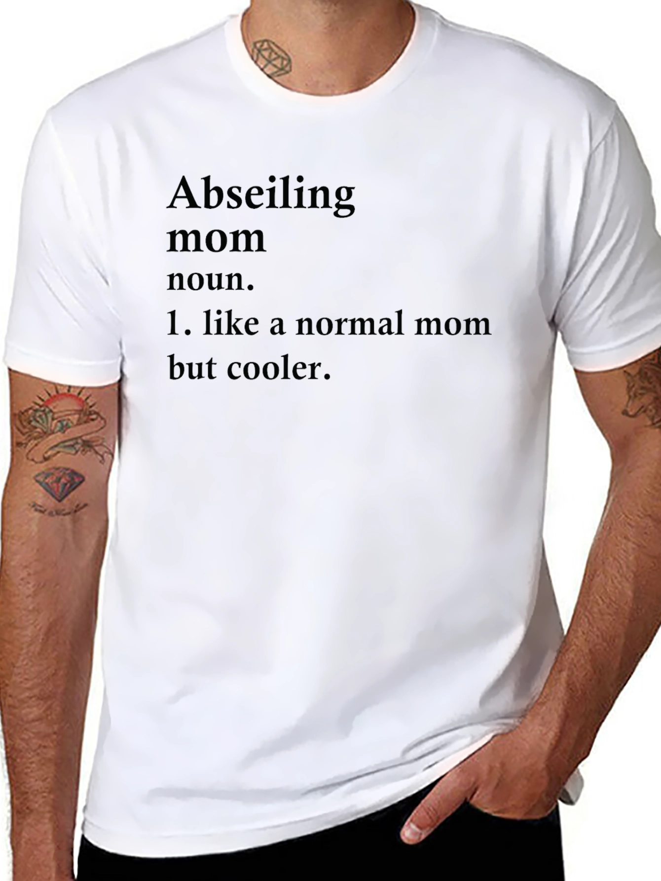 Abseiling Mom Definition T-Shirt - Cool Mothers Day Tee