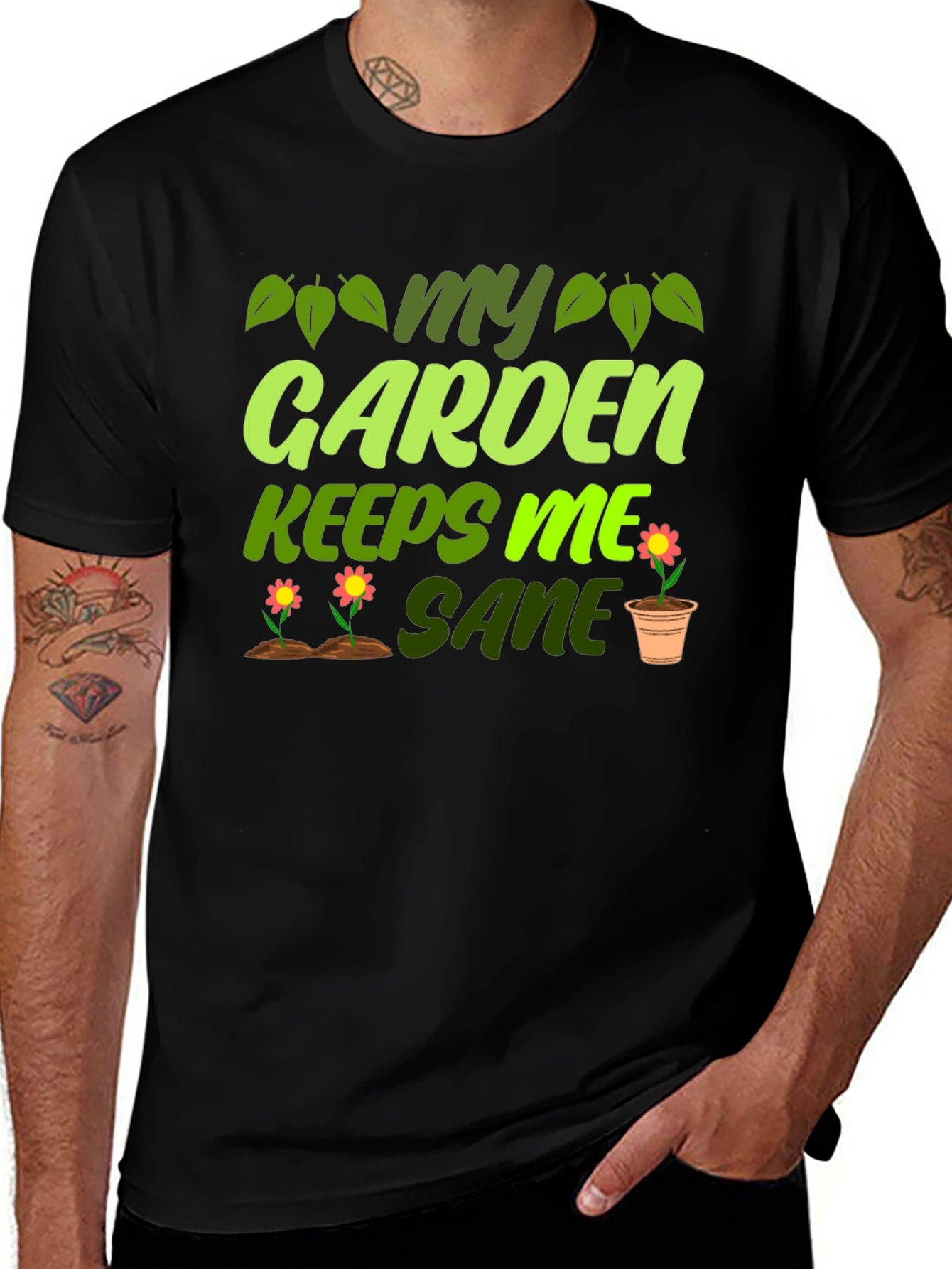 Gardening T-Shirt - My Garden Keeps Me Sane