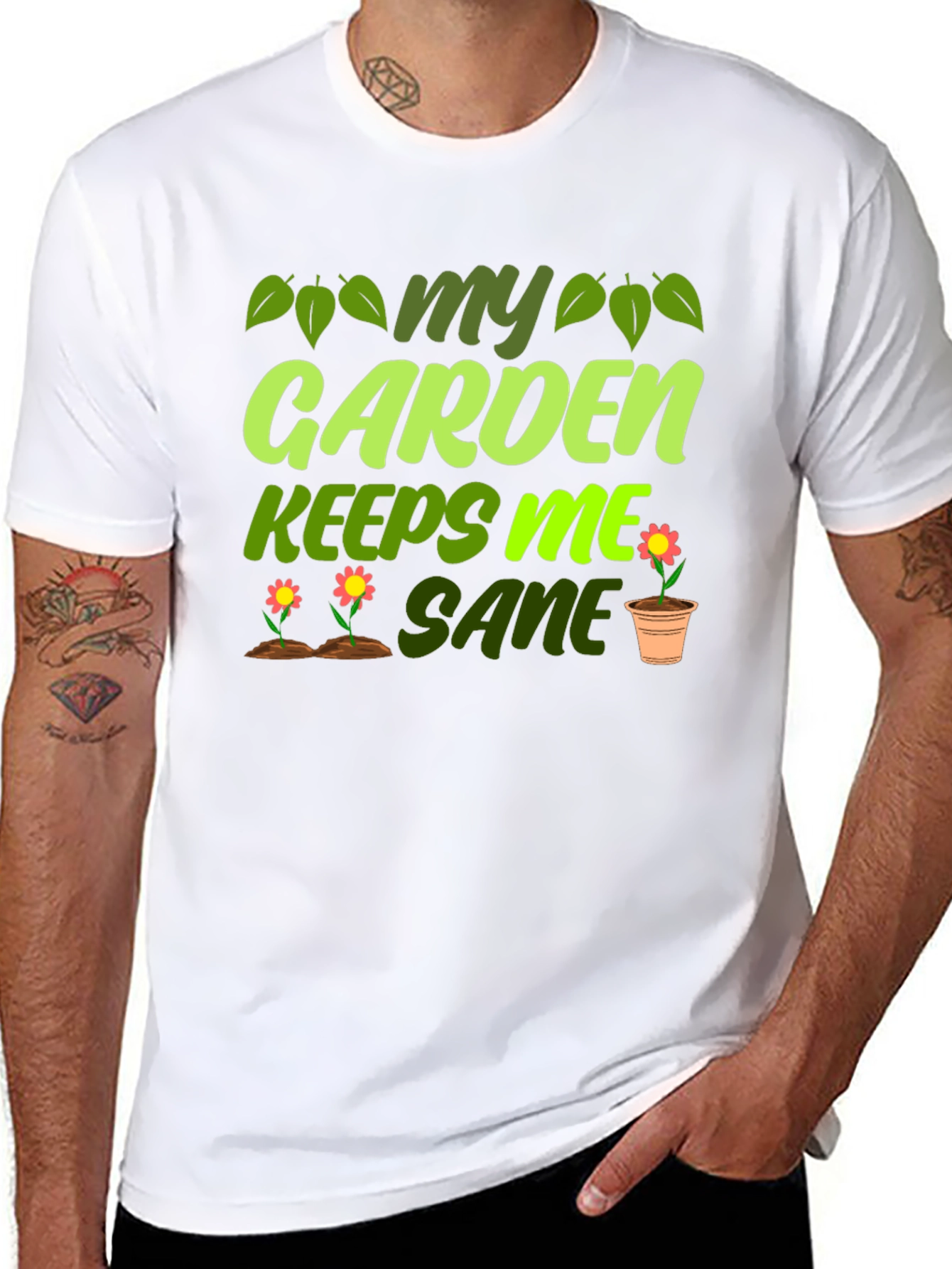Gardening T-Shirt - My Garden Keeps Me Sane