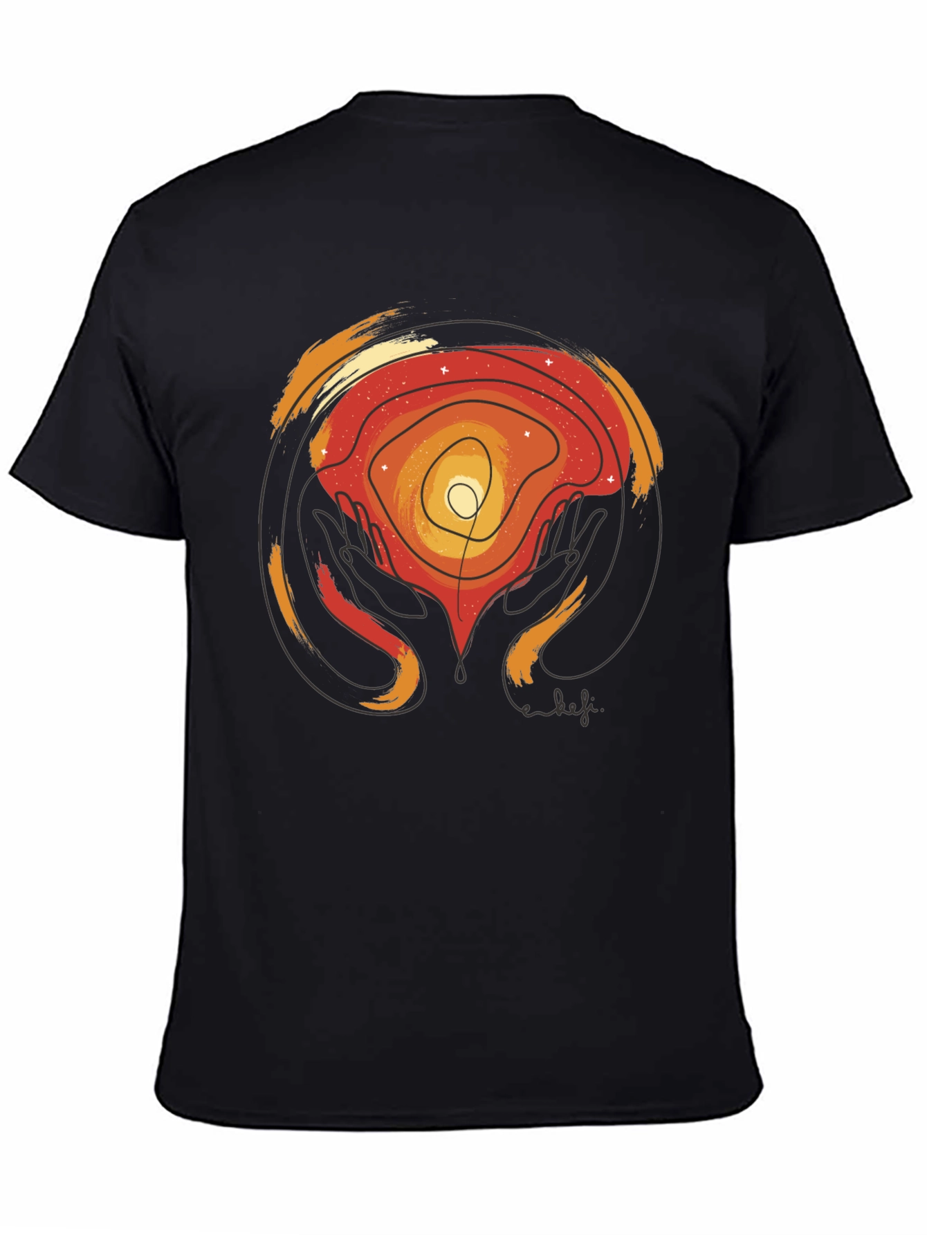 Abstract Graphic Print T-Shirt - Artful Comfort