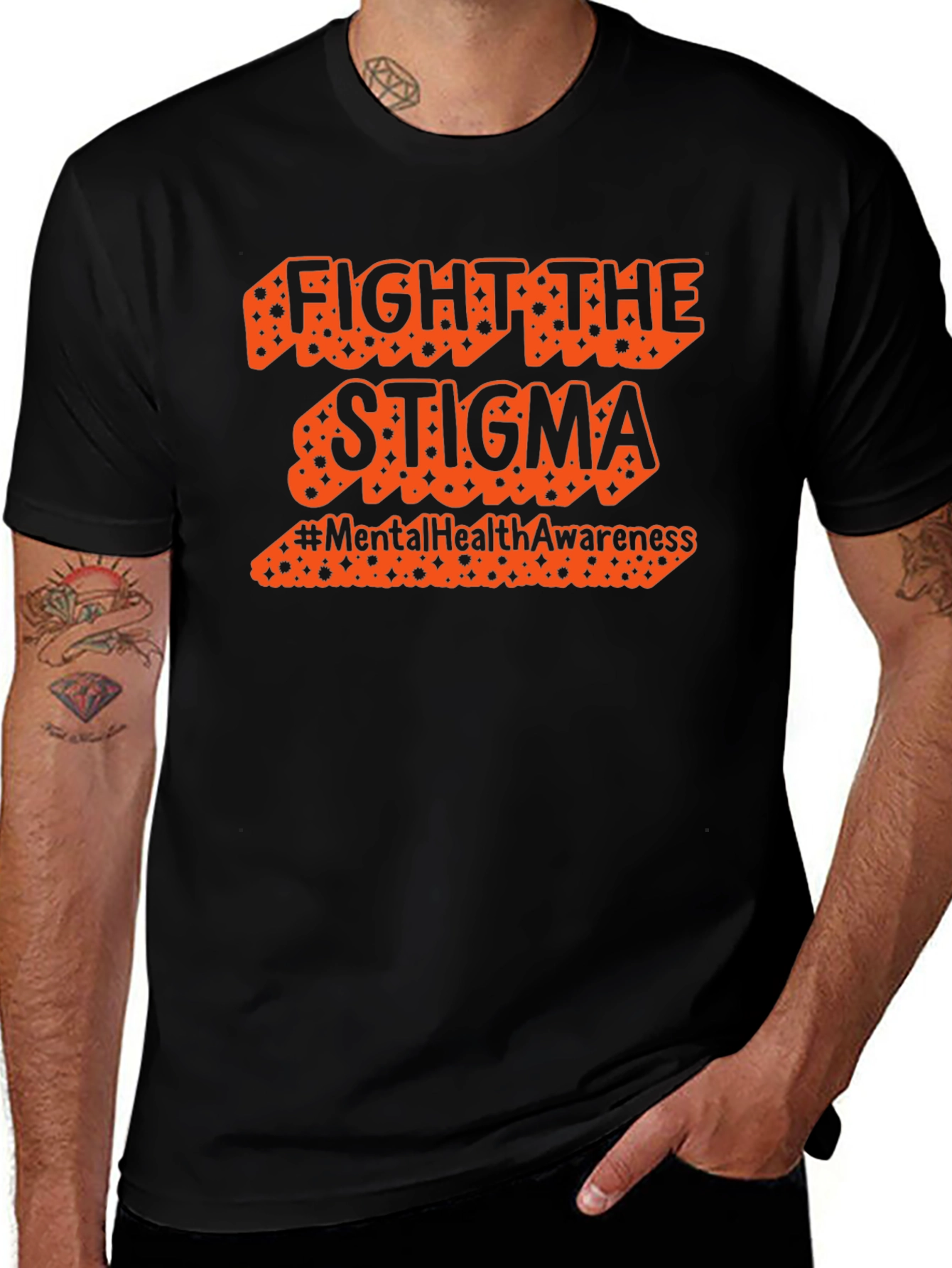 Fight the Stigma Mental Health Awareness T-Shirt