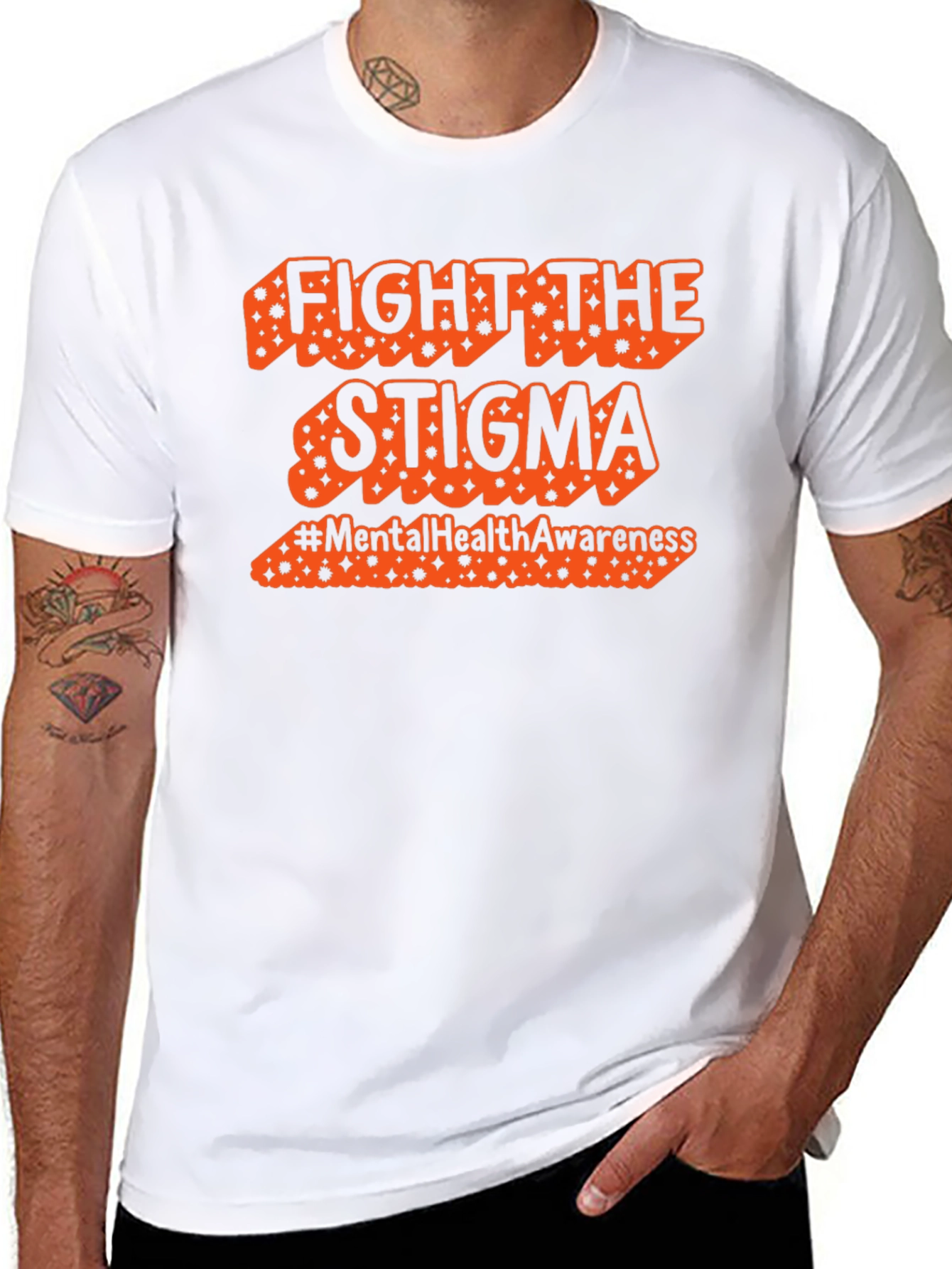 Fight the Stigma Mental Health Awareness T-Shirt