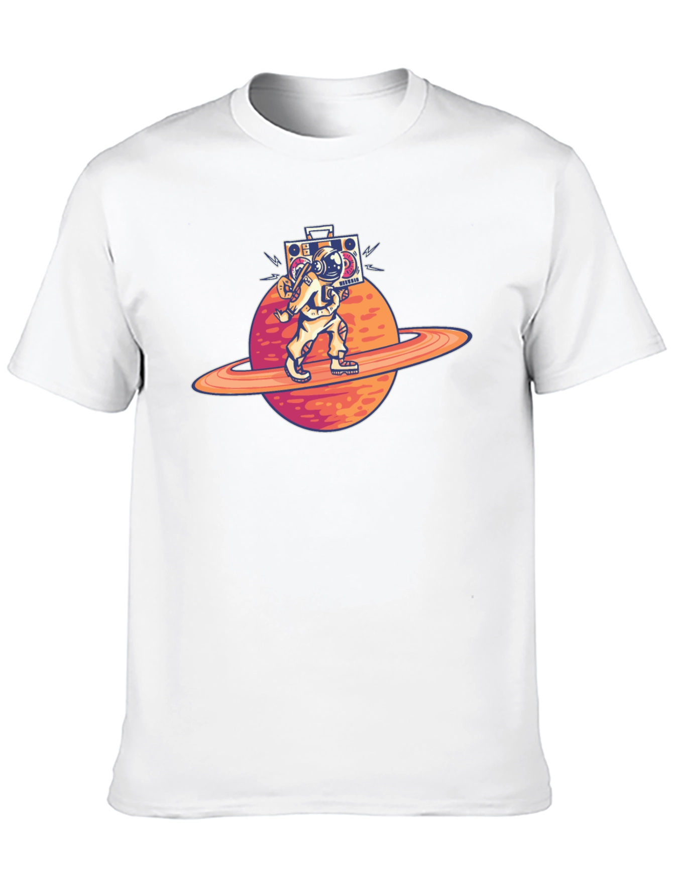 Astronaut Boombox Graphic Tee