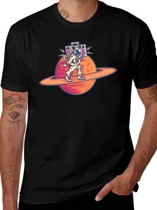 Astronaut Boombox Graphic Tee