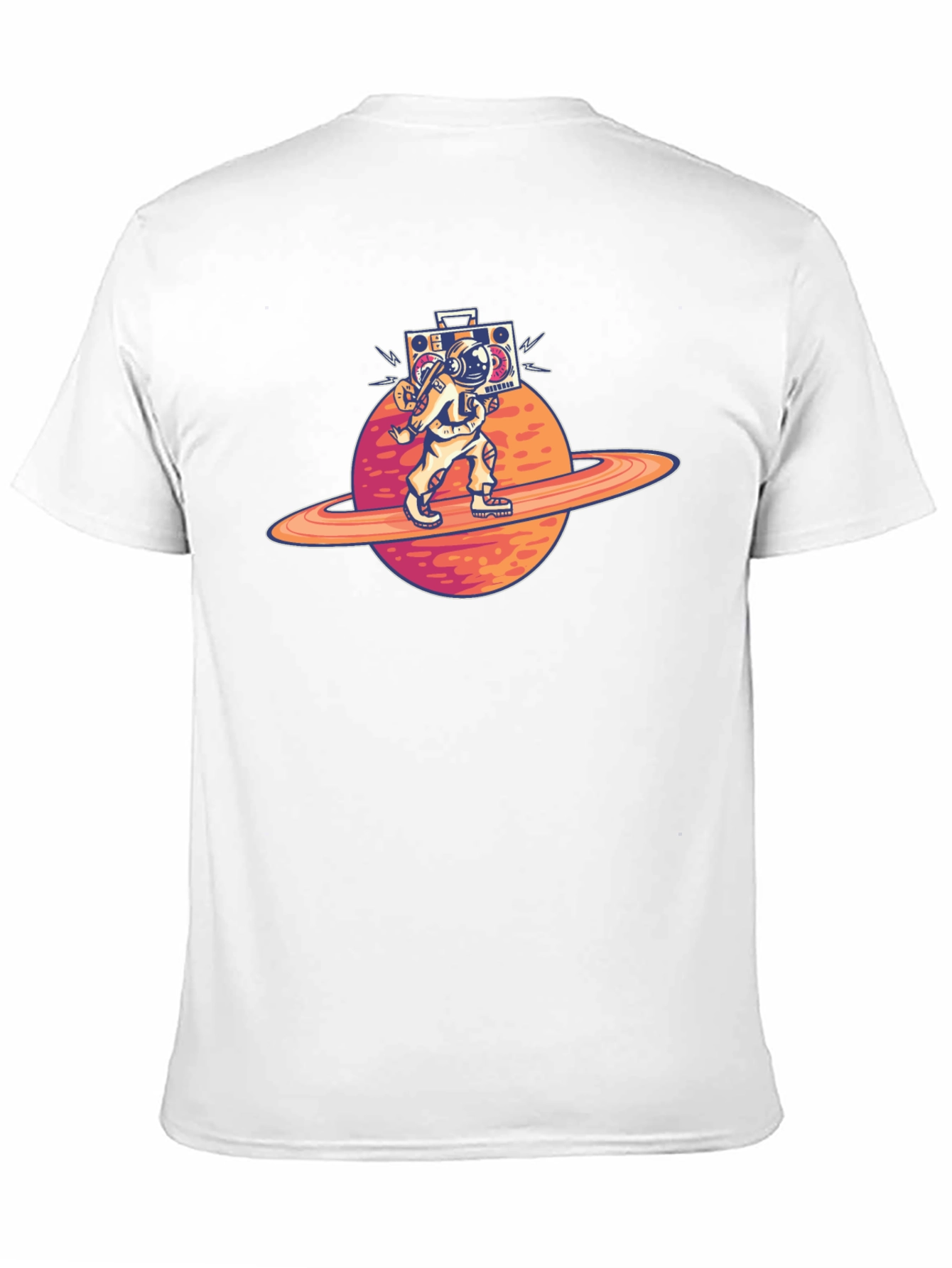 Astronaut Boombox Graphic Tee