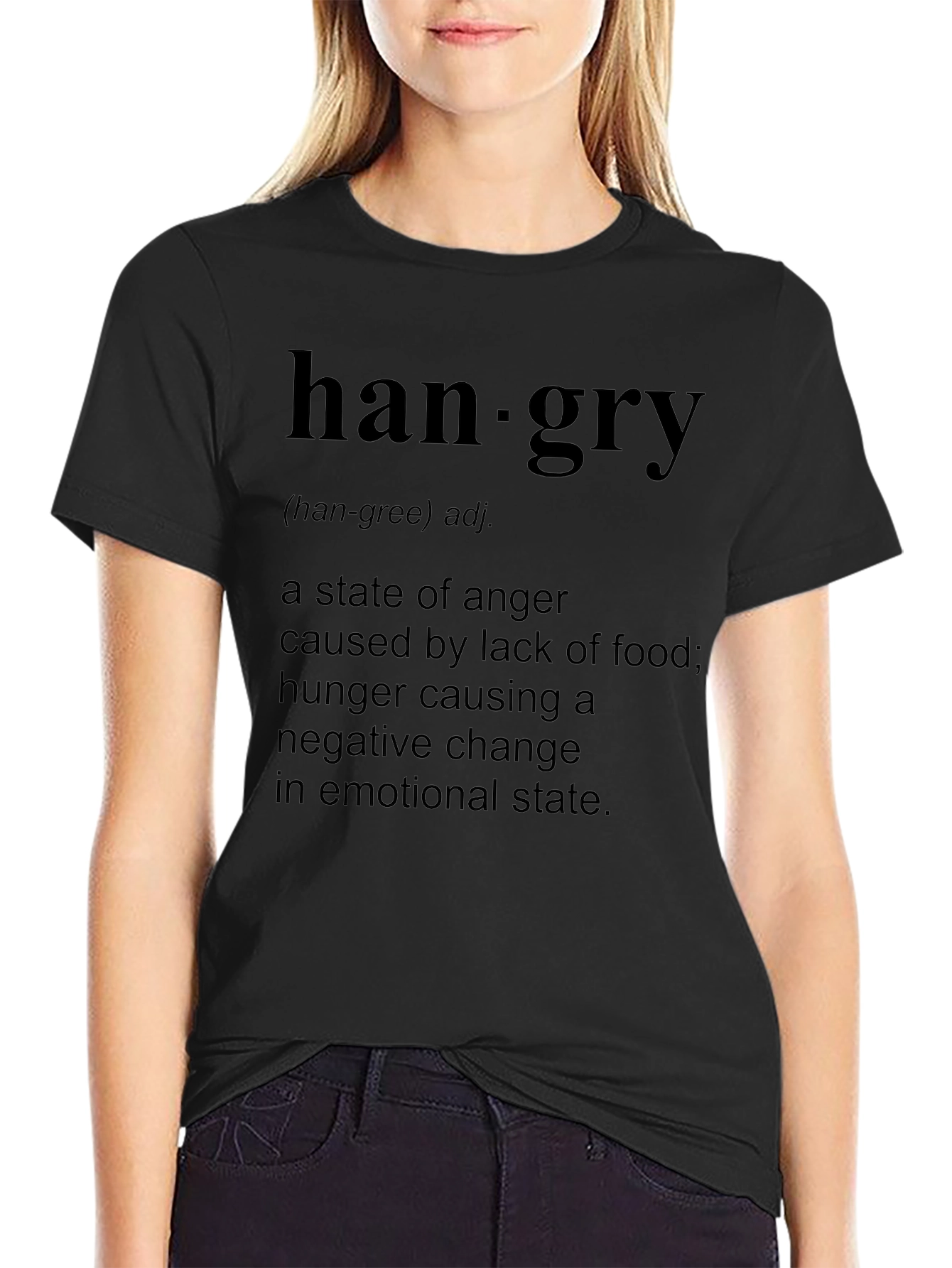 Hangry Definition T-Shirt - Funny Hunger Anger Tee