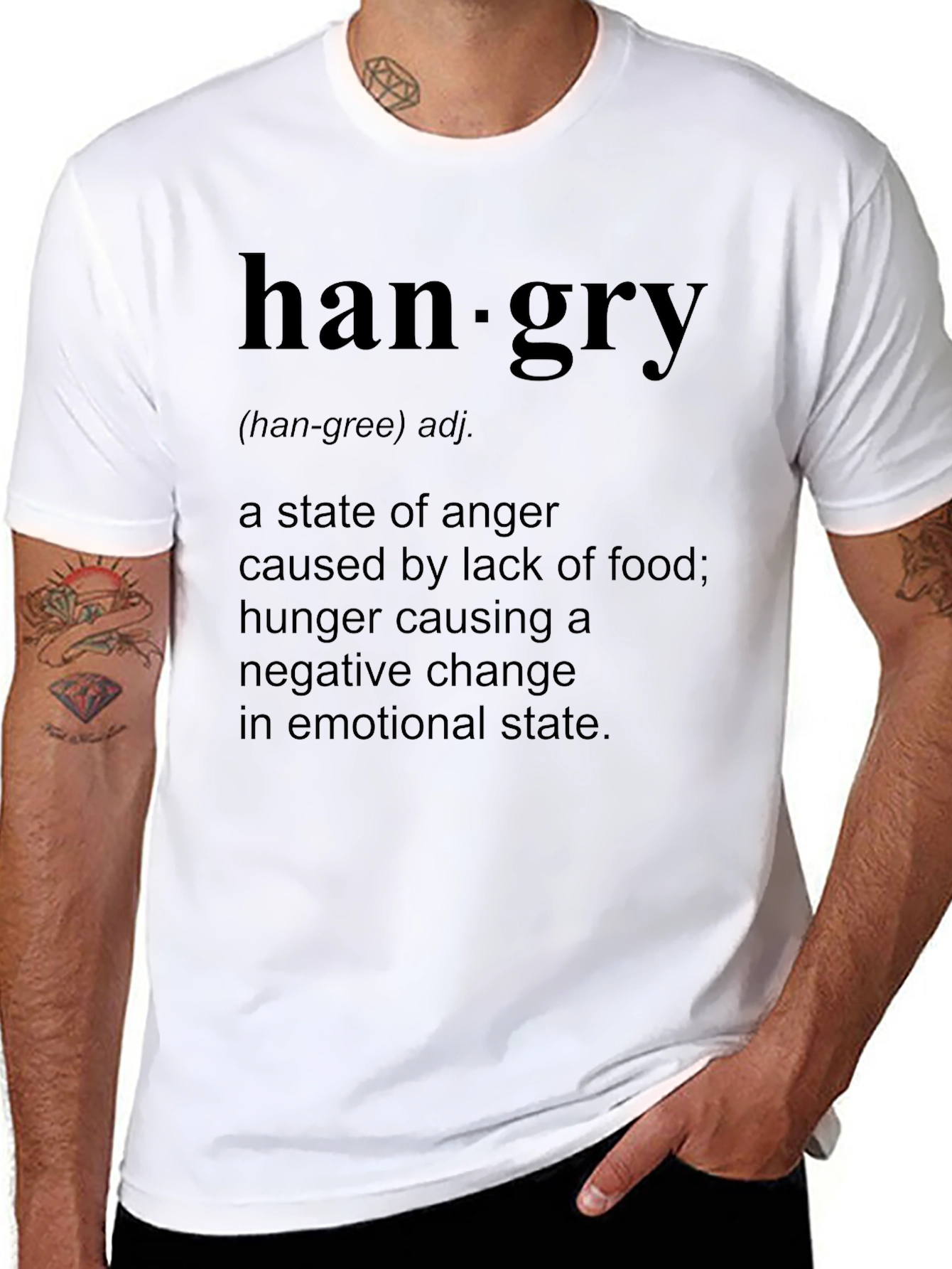 Hangry Definition T-Shirt - Funny Hunger Anger Tee