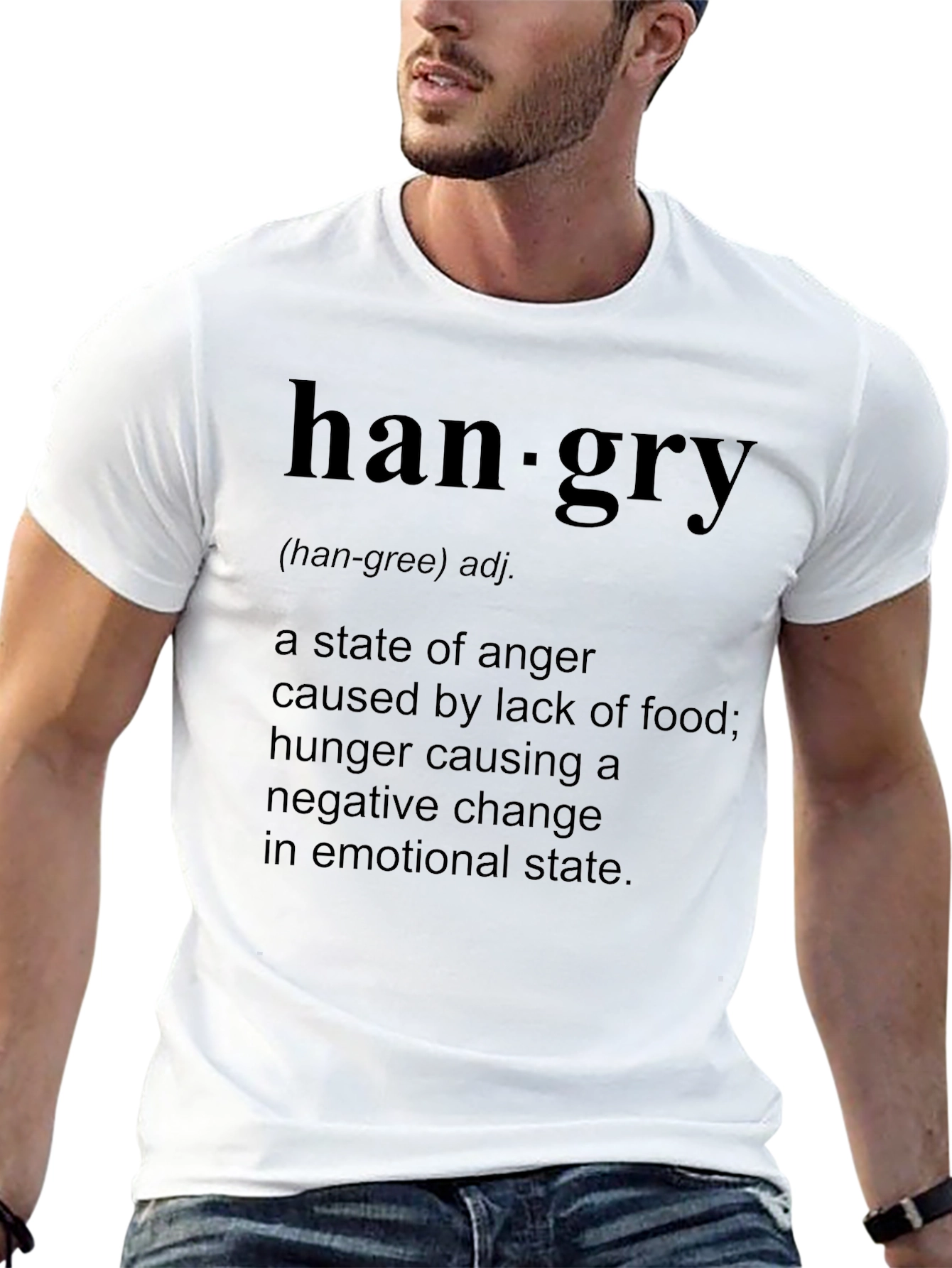 Hangry Definition T-Shirt - Funny Hunger Anger Tee
