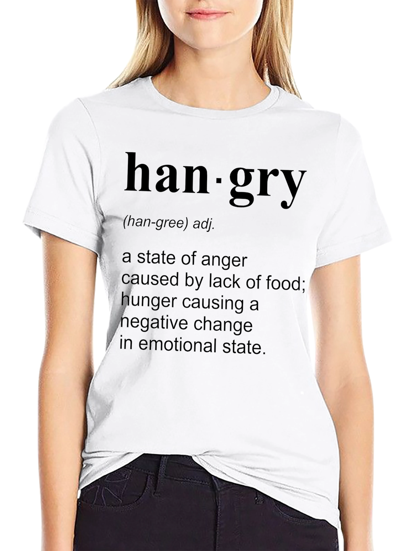 Hangry Definition T-Shirt - Funny Hunger Anger Tee