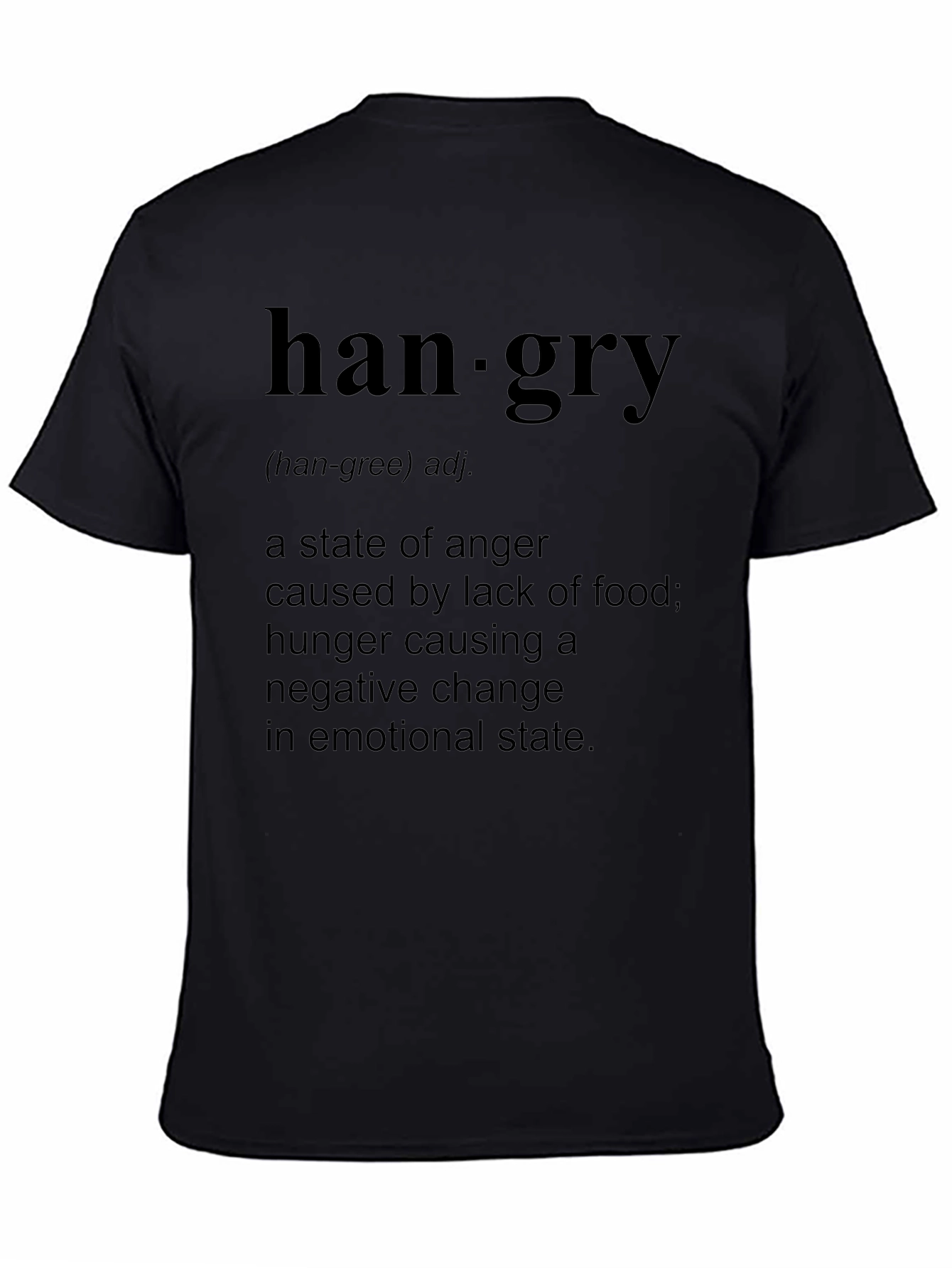 Hangry Definition T-Shirt - Funny Hunger Anger Tee
