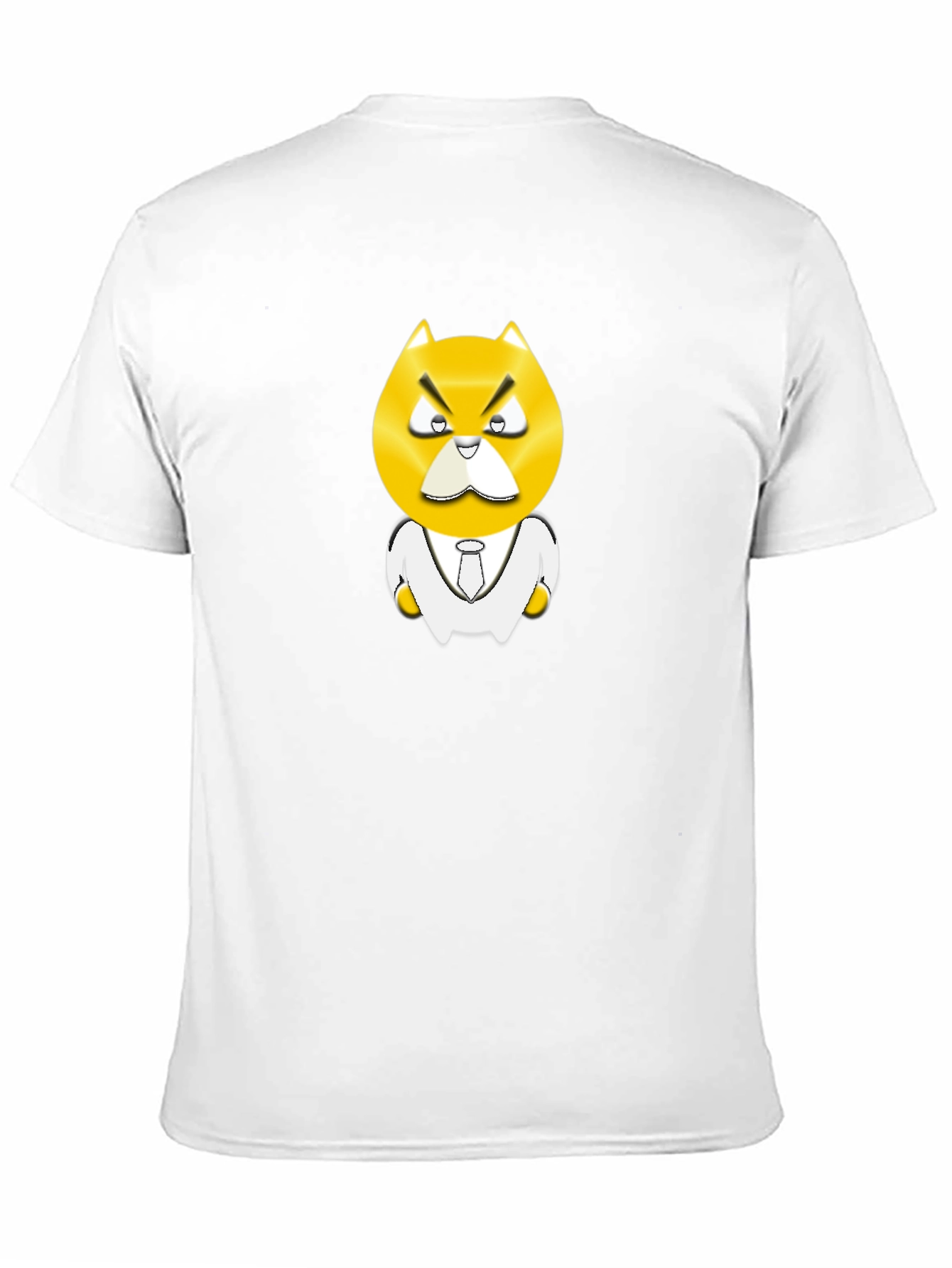 Angry Boss Character Black T-Shirt