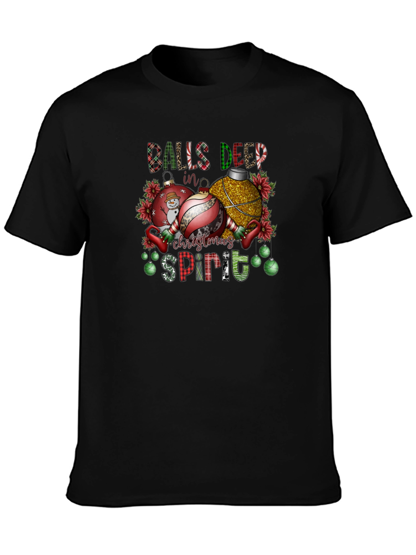 Balls Deep in Christmas Spirit T-Shirt