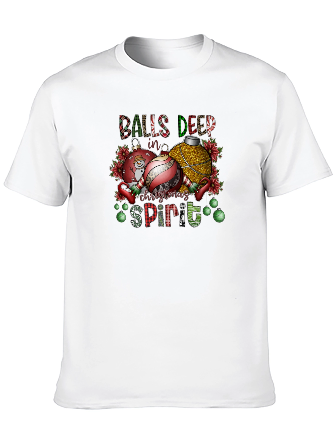 Balls Deep in Christmas Spirit T-Shirt
