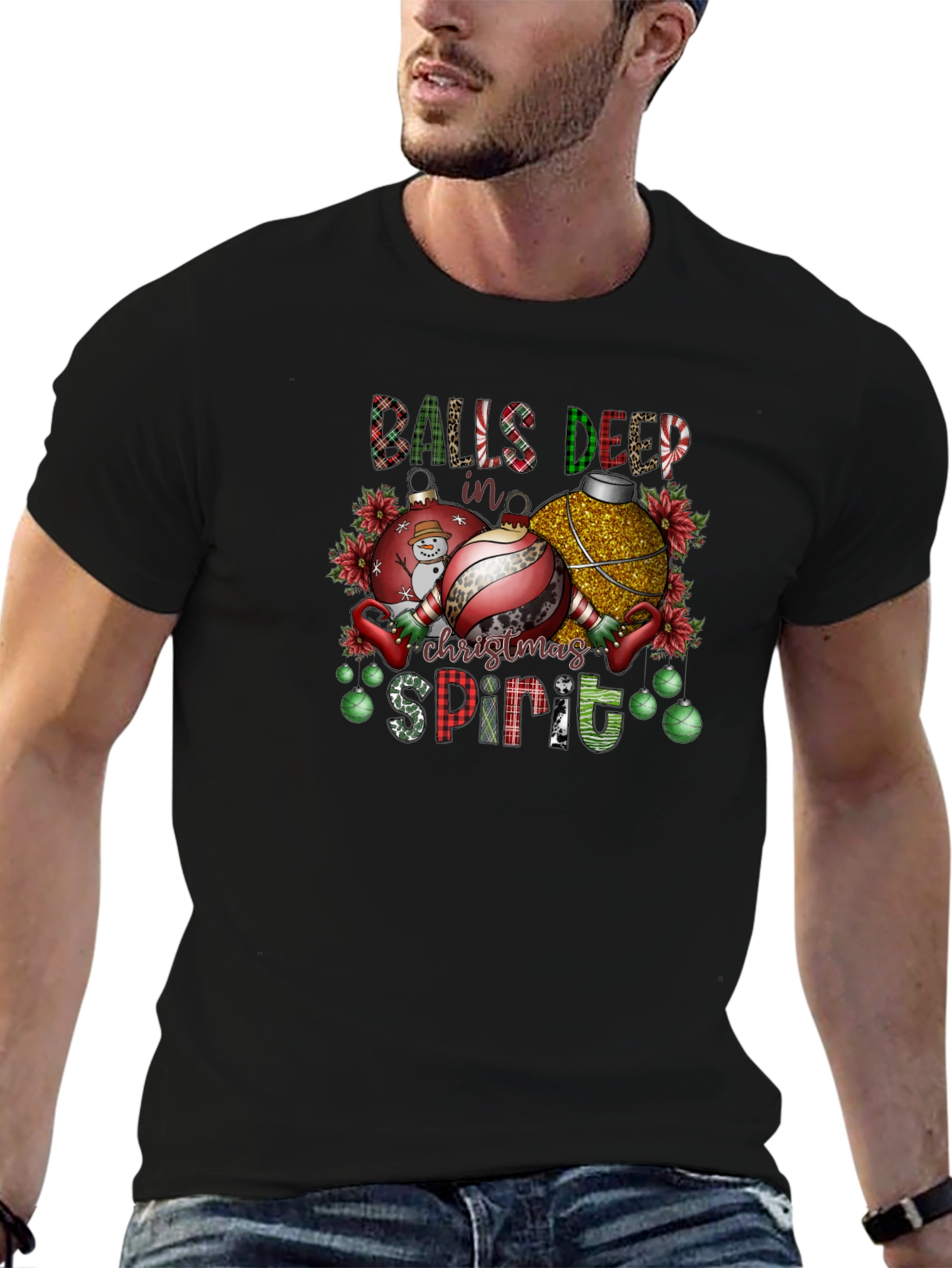 Balls Deep in Christmas Spirit T-Shirt