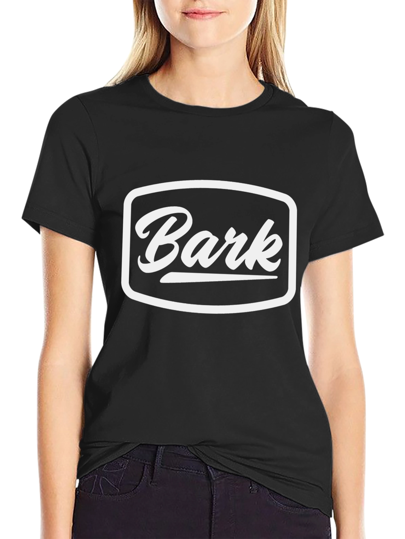 Bark Logo Graphic T-Shirt - Black