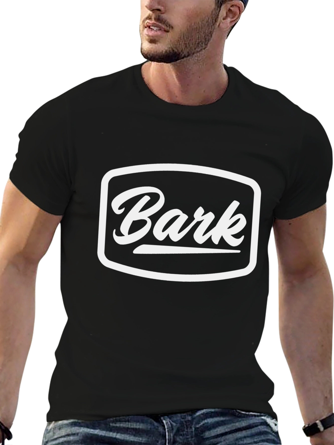 Bark Logo Graphic T-Shirt - Black