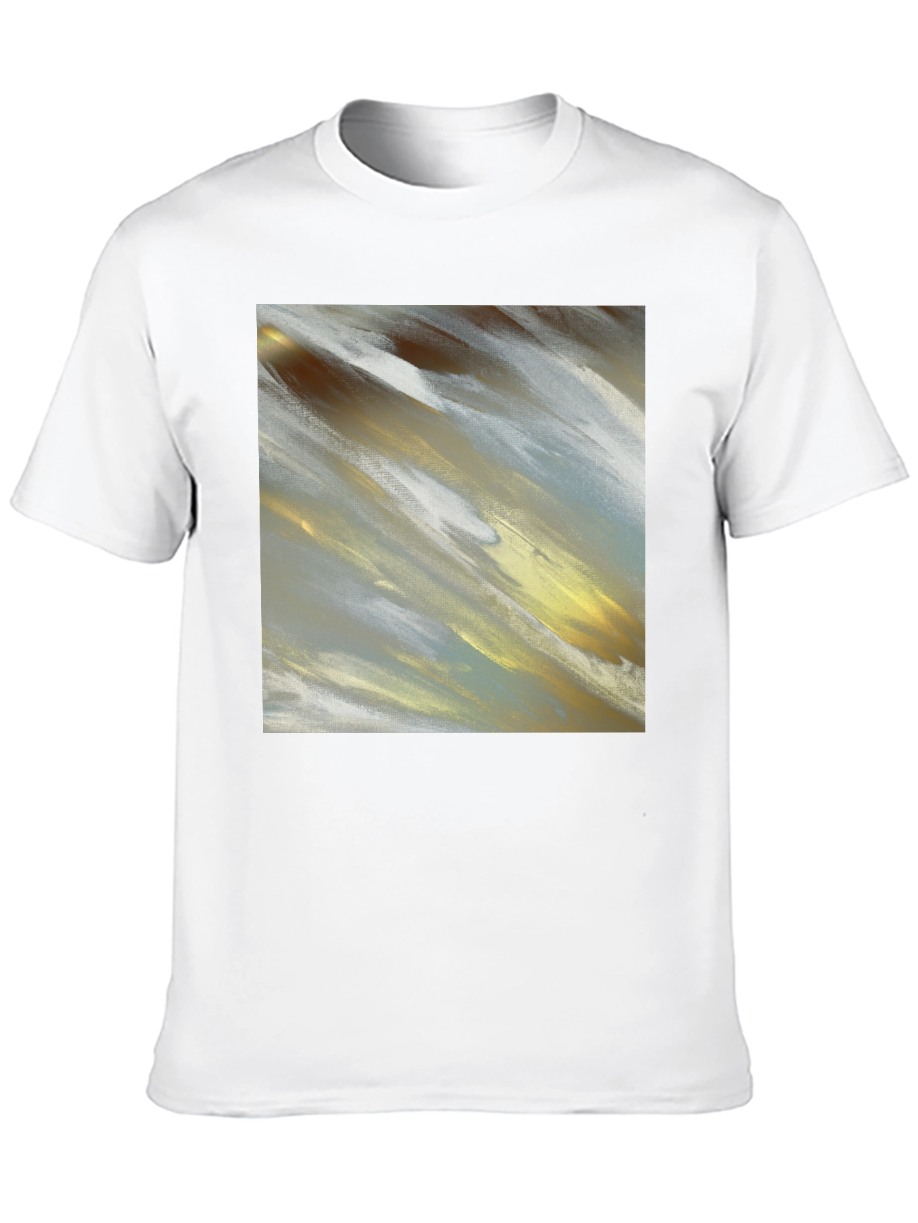 Abstract Art T-Shirt - Modern Brushstroke Design