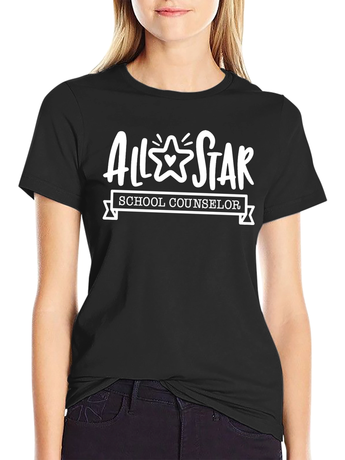 All Star School Counselor Graphic T-Shirt