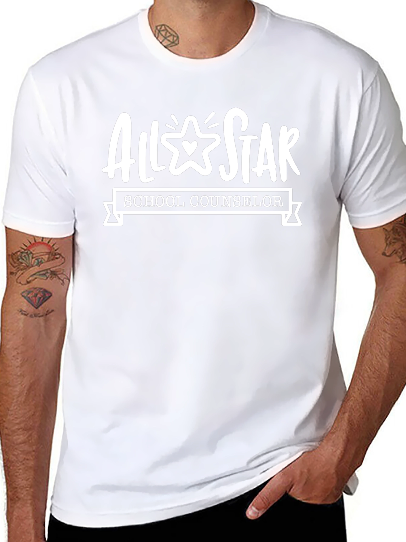All Star School Counselor Graphic T-Shirt
