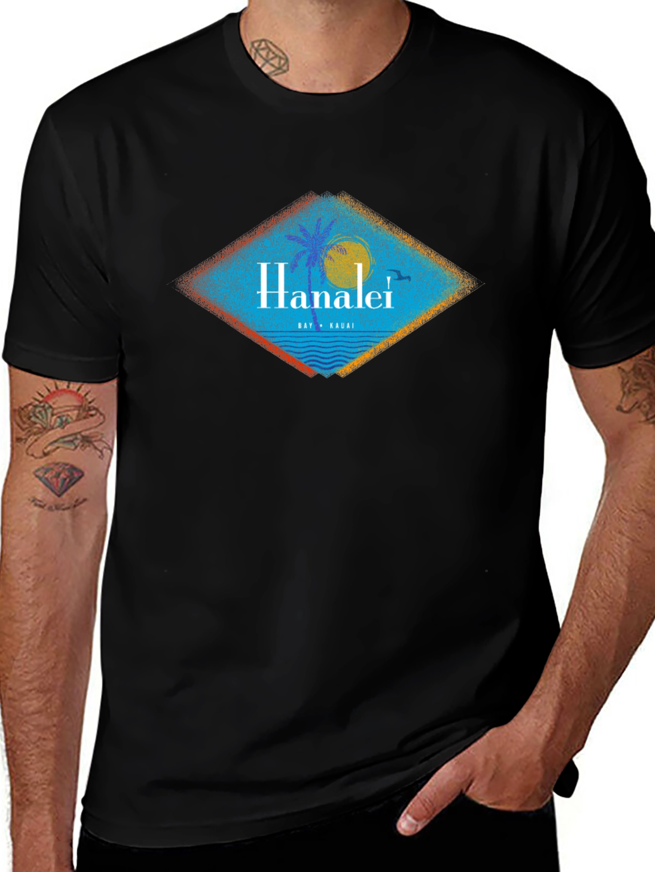 Hanalei Bay Kauai Graphic T-Shirt